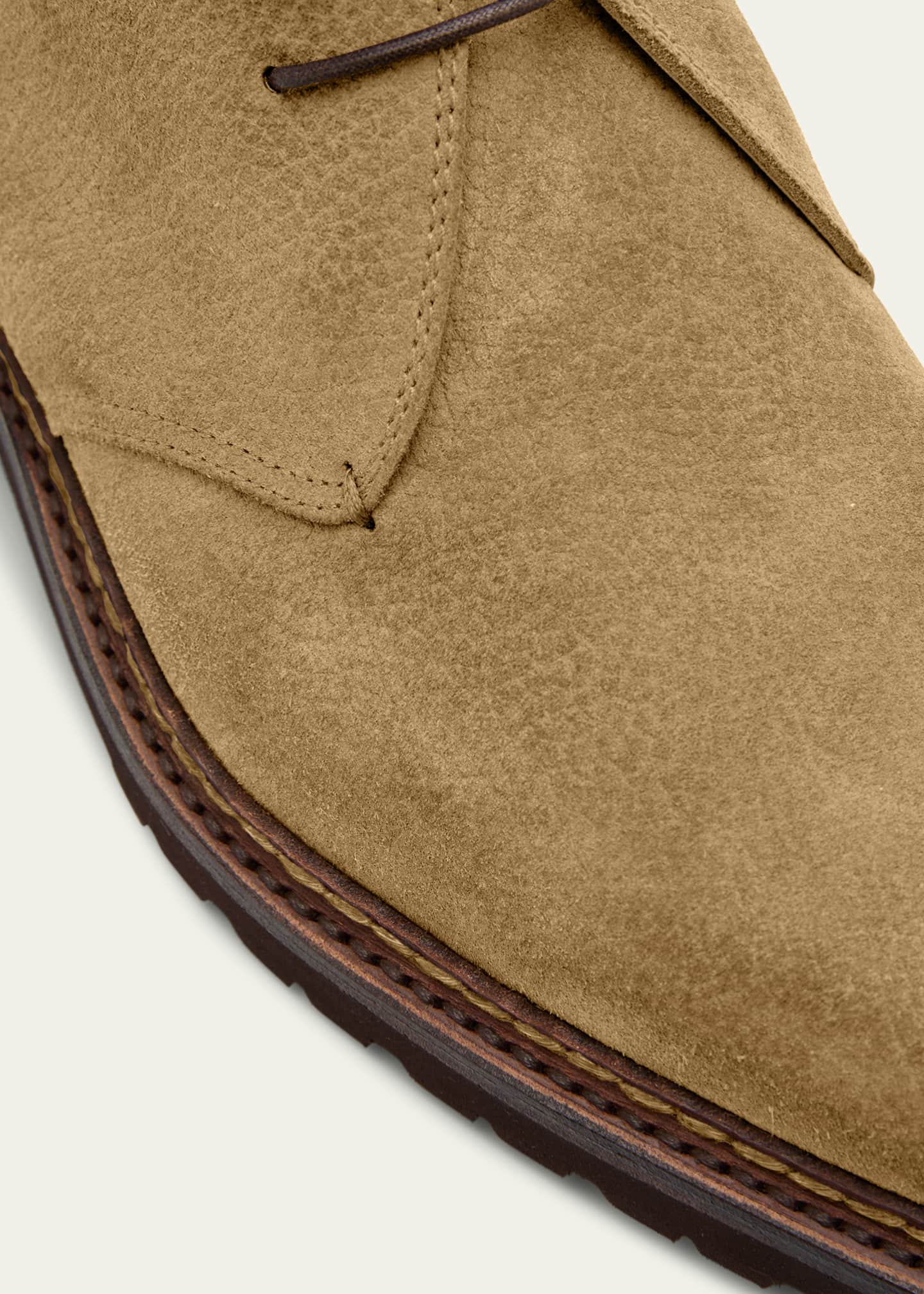 Bontoni Men's Desert Norwegian Grained Suede Chukka Boots Image 5 of 6