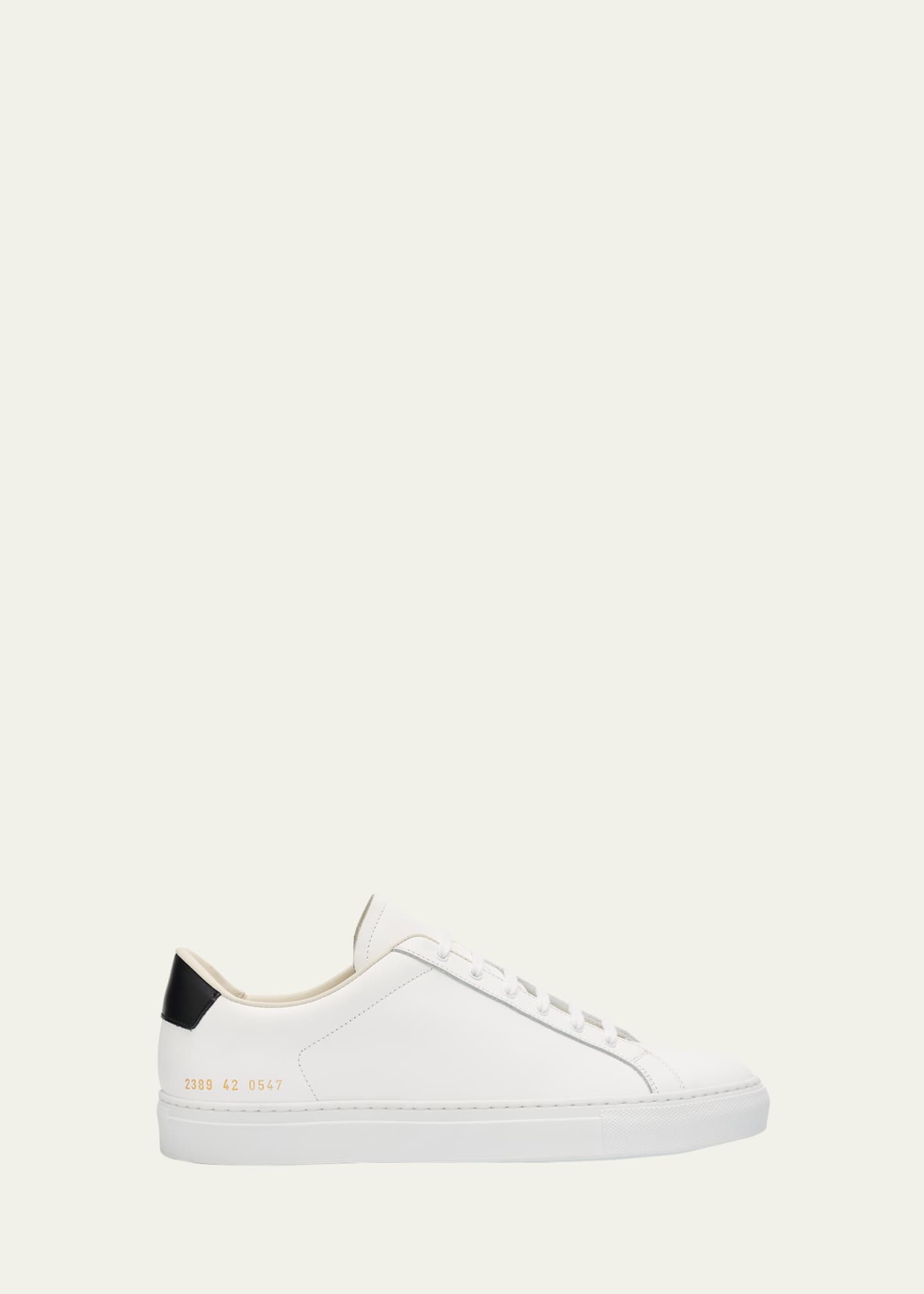 Common Projects Men's Retro Classic Bicolor Leather Low-Top Sneakers Image 1 of 6