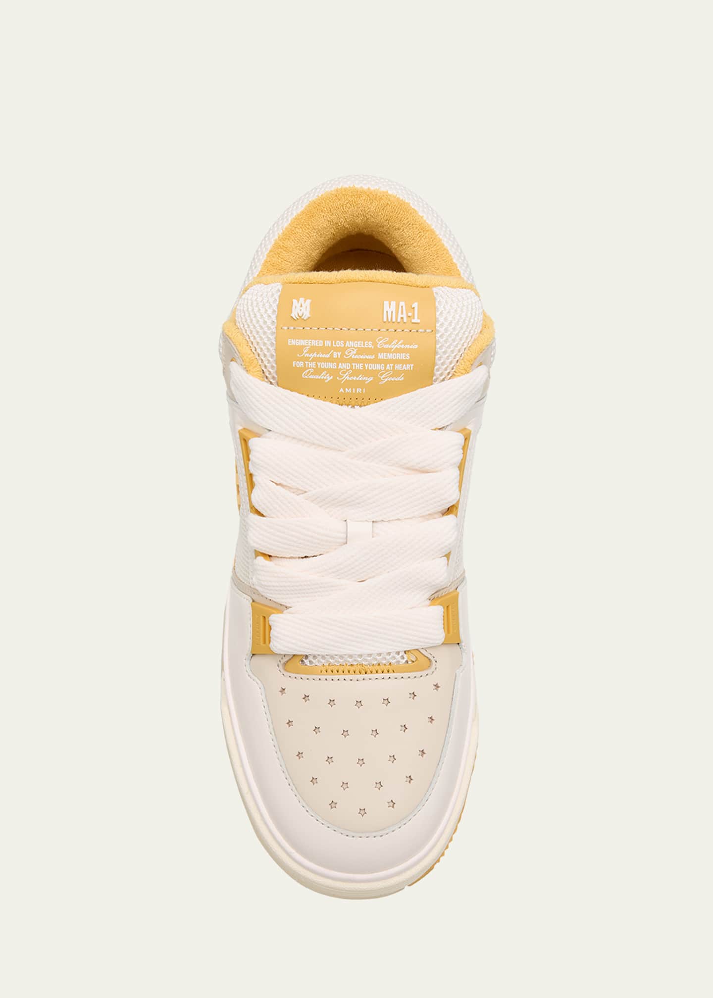 Amiri Men's MA-1 Leather & Mesh Low-Top Sneakers - Bergdorf