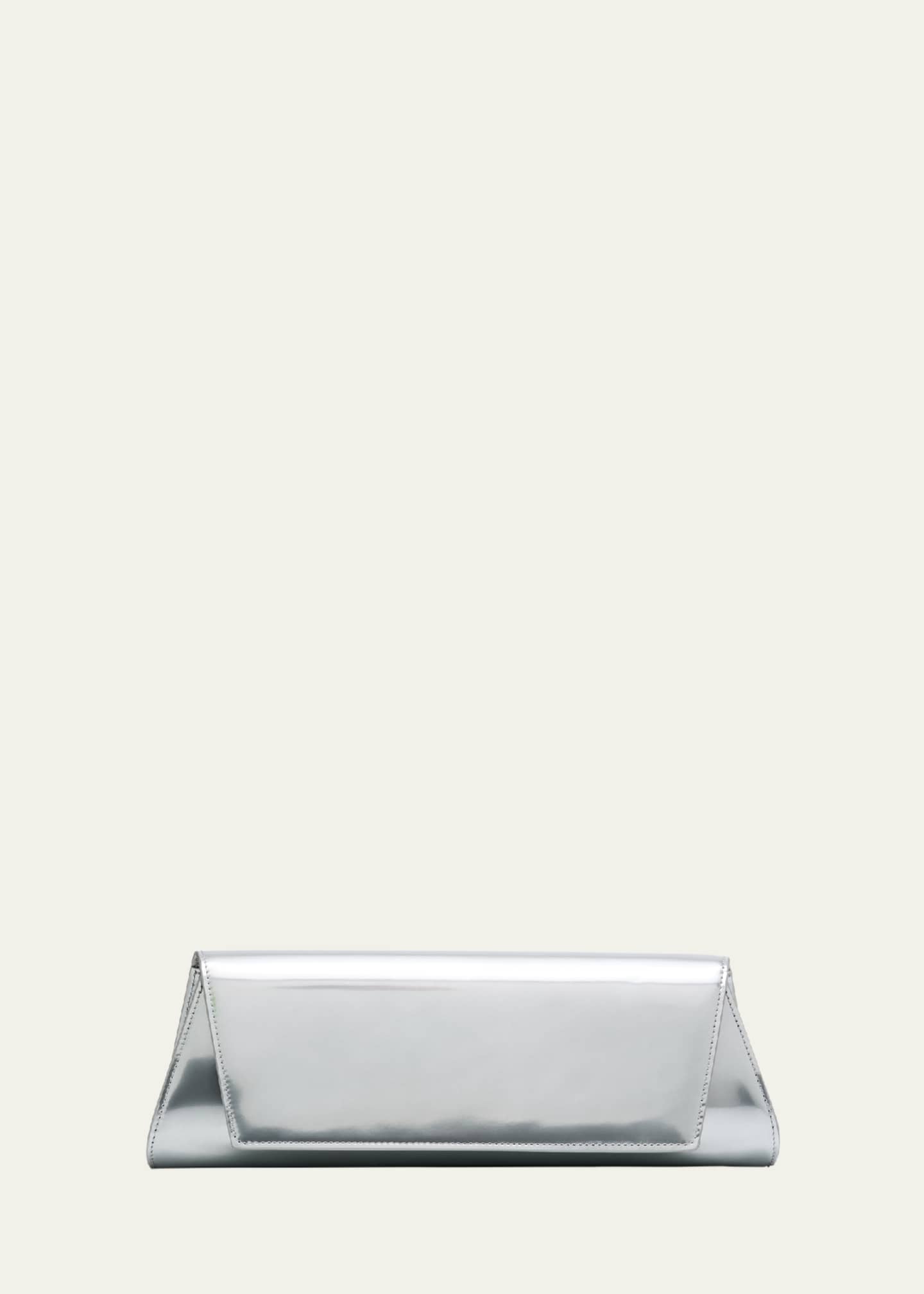 Akris Anouk Small Metallic Leather Clutch Bag Image 1 of 6