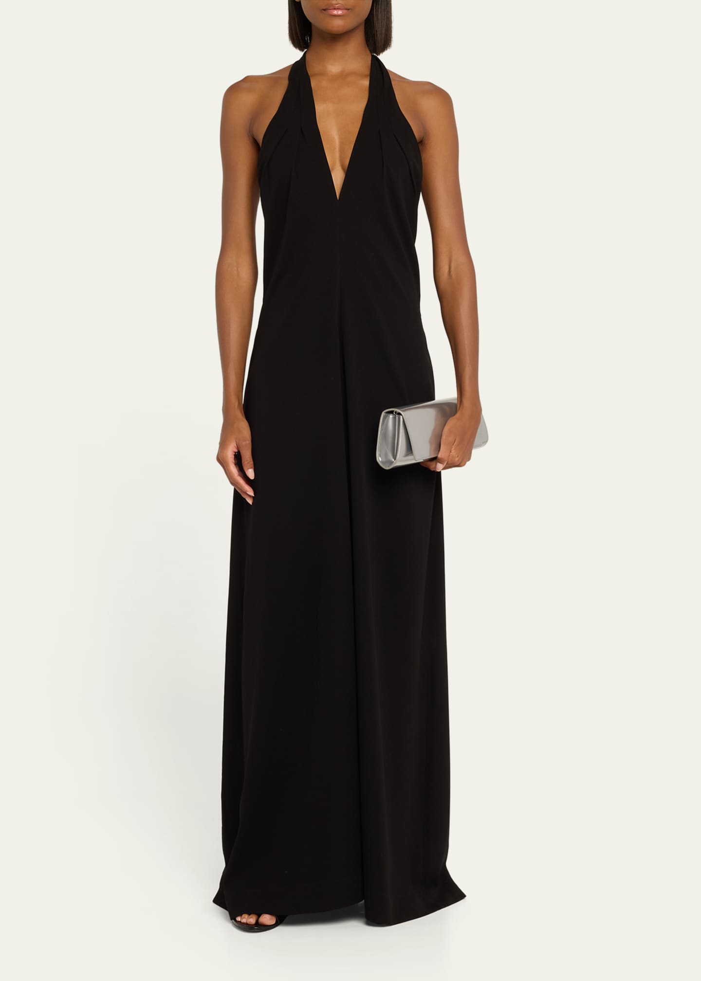 Akris Anouk Small Metallic Leather Clutch Bag Image 5 of 6