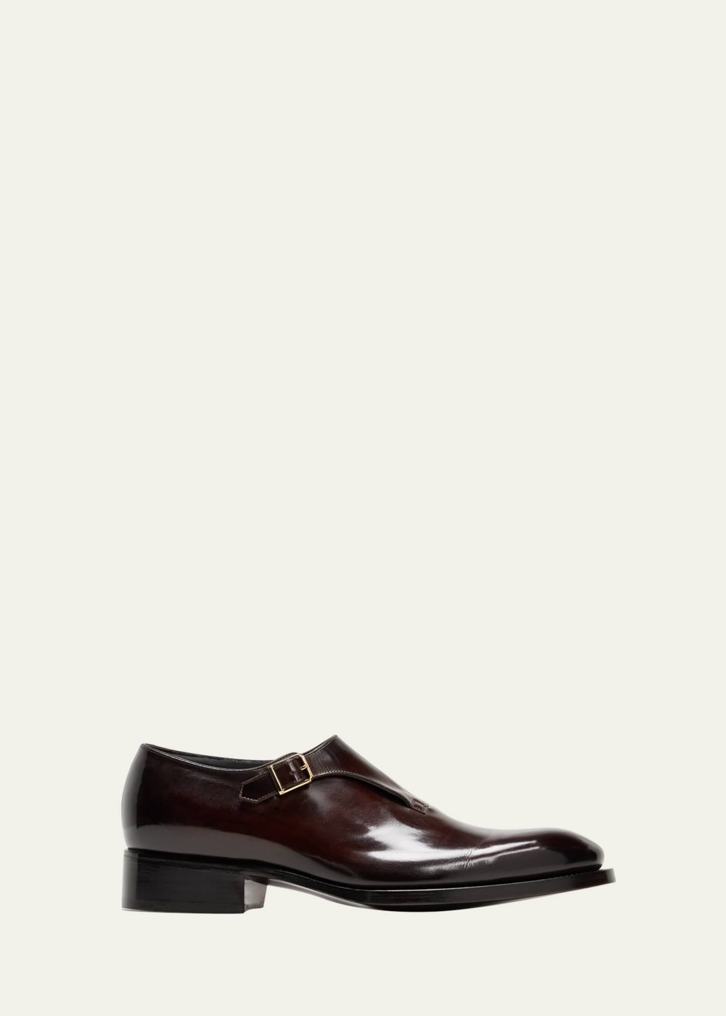 Santoni Men s Geoffrey Limited Edition Single Monk Strap Loafers Bergdorf Goodman