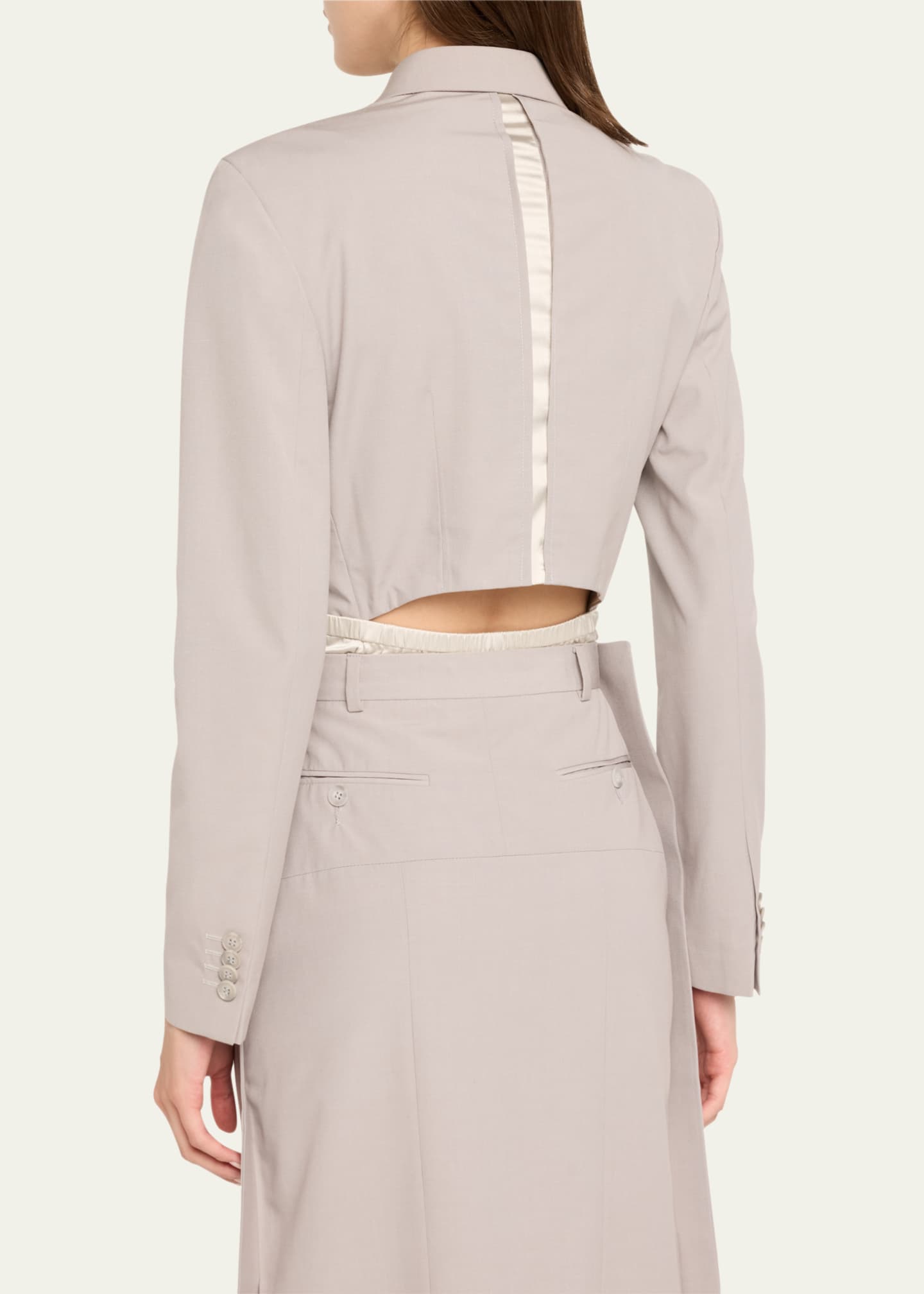 bettter Buttoned Blazer Bodysuit Image 3 of 5