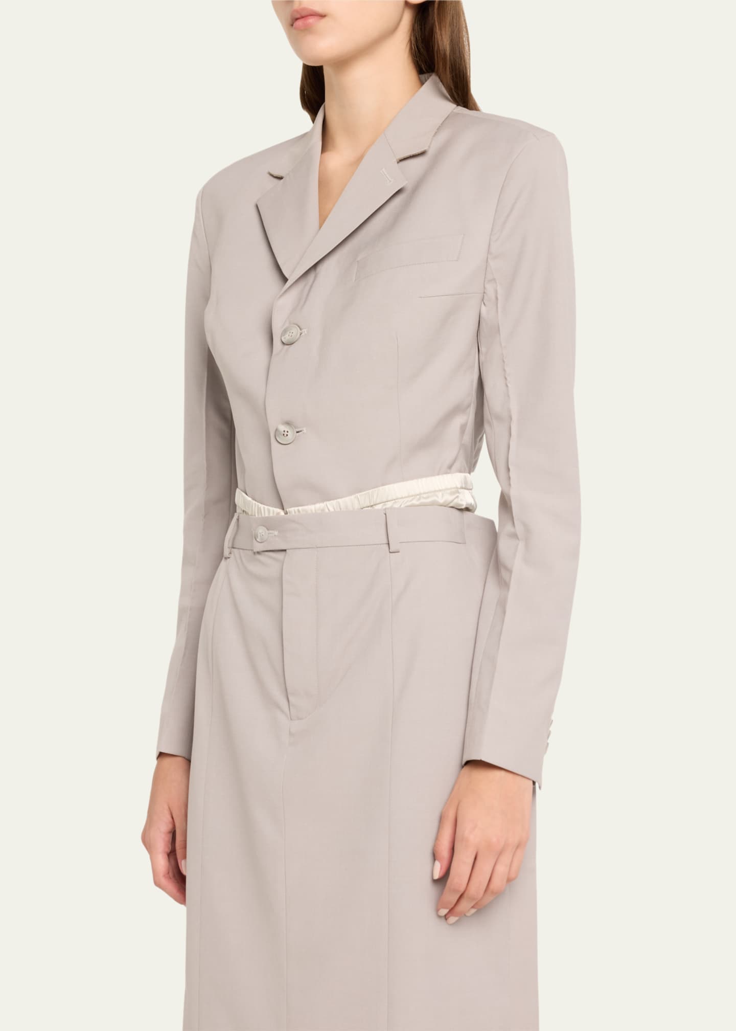 bettter Buttoned Blazer Bodysuit Image 4 of 5