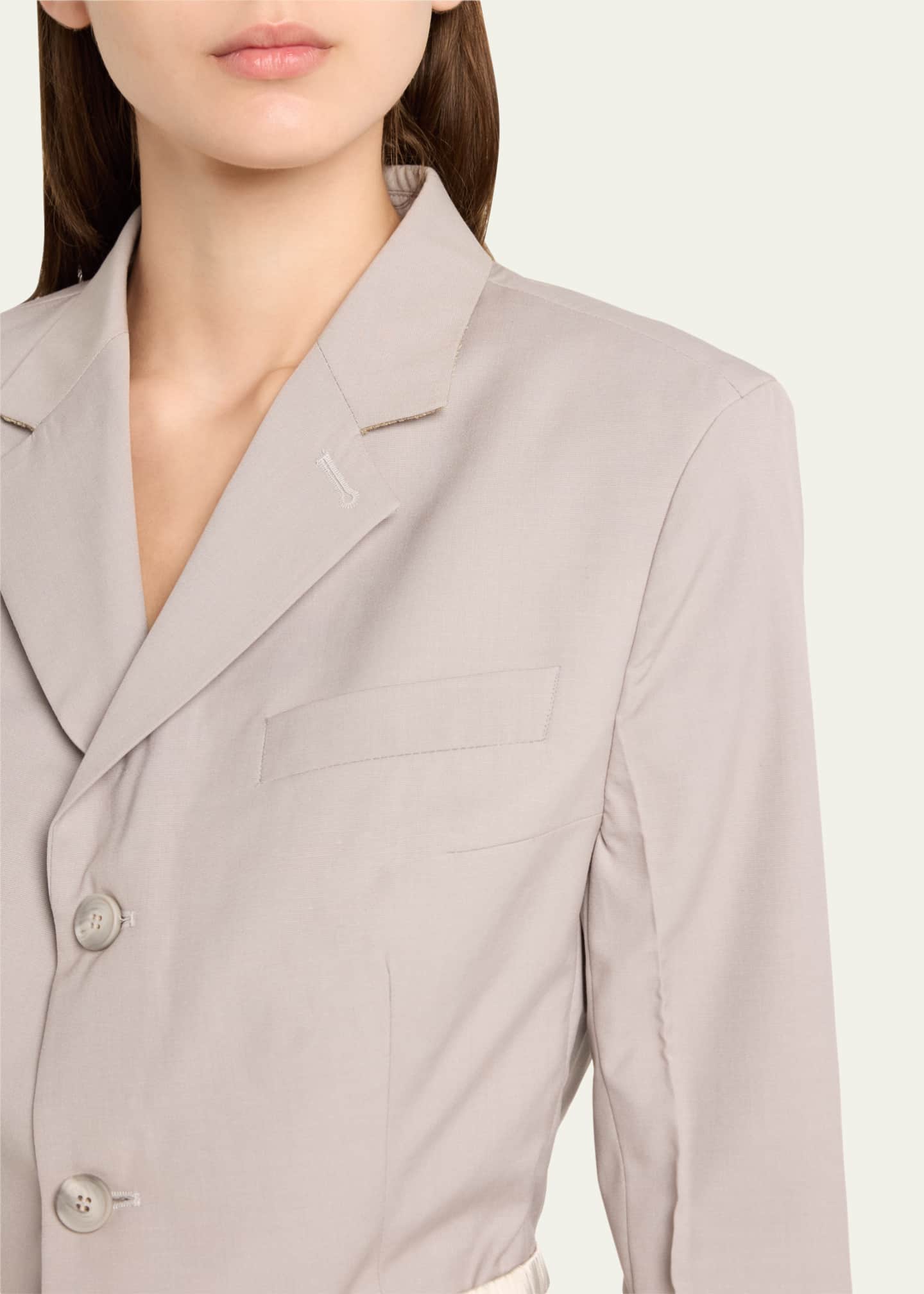 bettter Buttoned Blazer Bodysuit Image 5 of 5