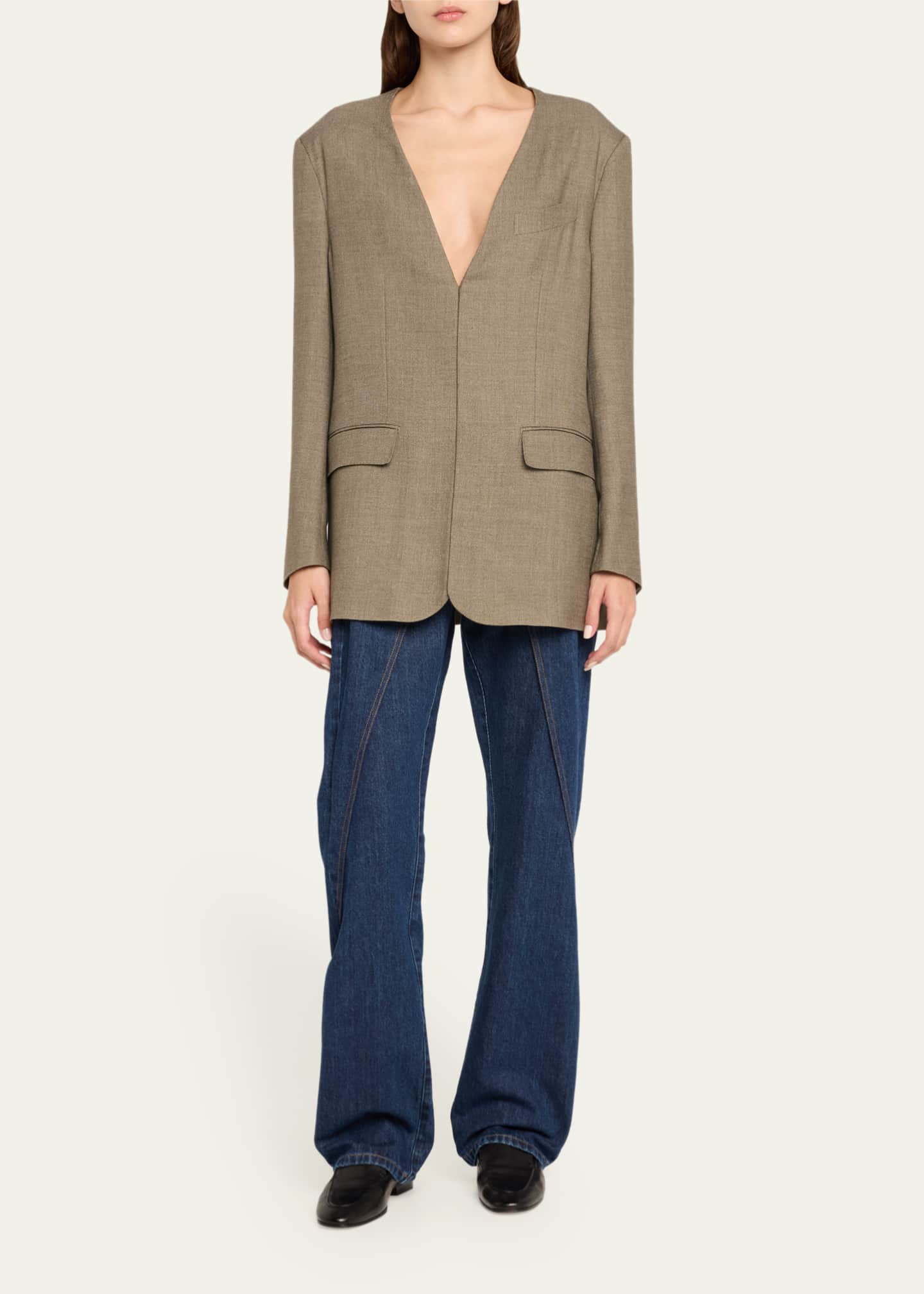 bettter Straight Leg Wrap Jeans Image 2 of 5