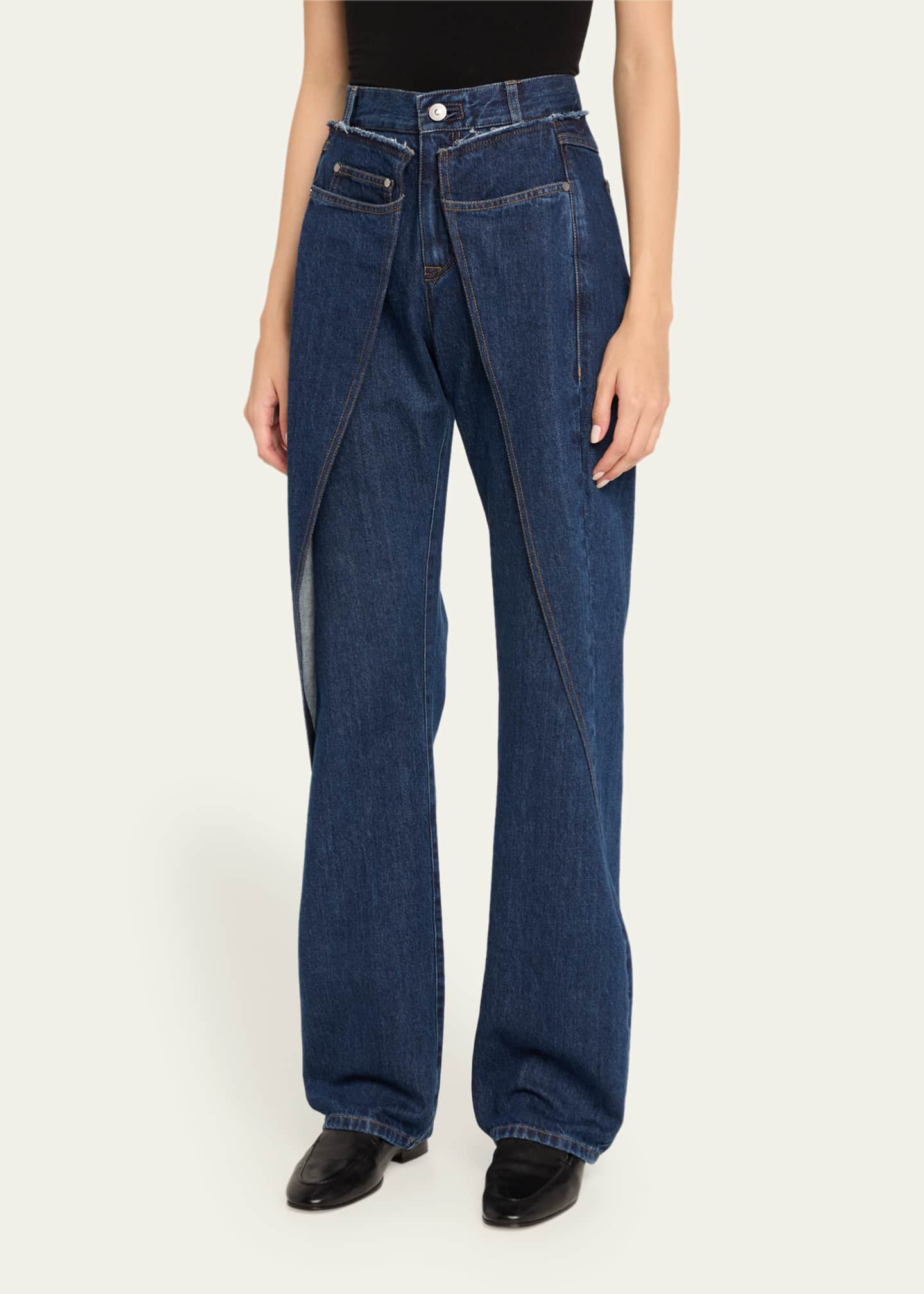 bettter Straight Leg Wrap Jeans Image 4 of 5