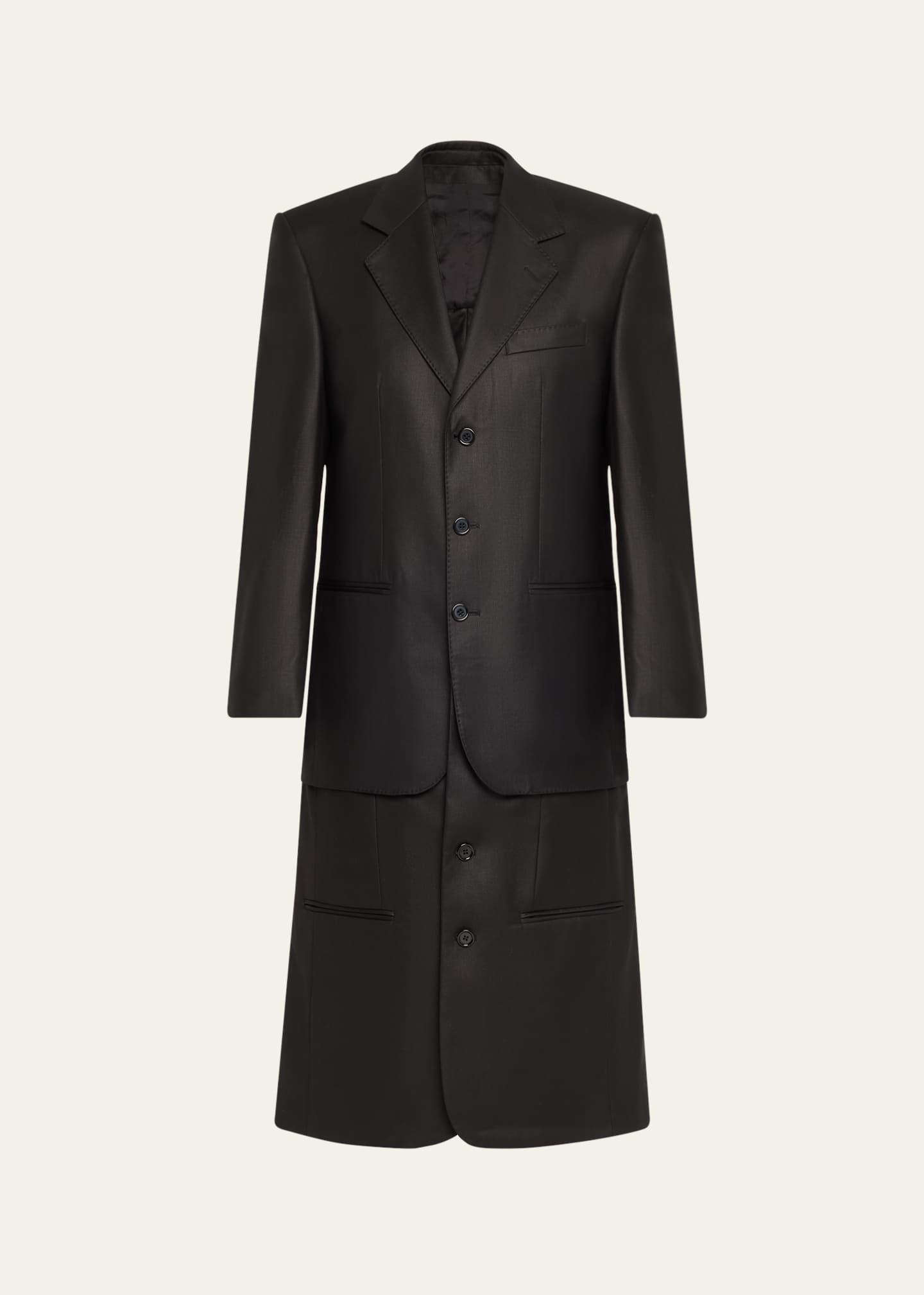 bettter Layered Wool Blazer Coat Image 1 of 5