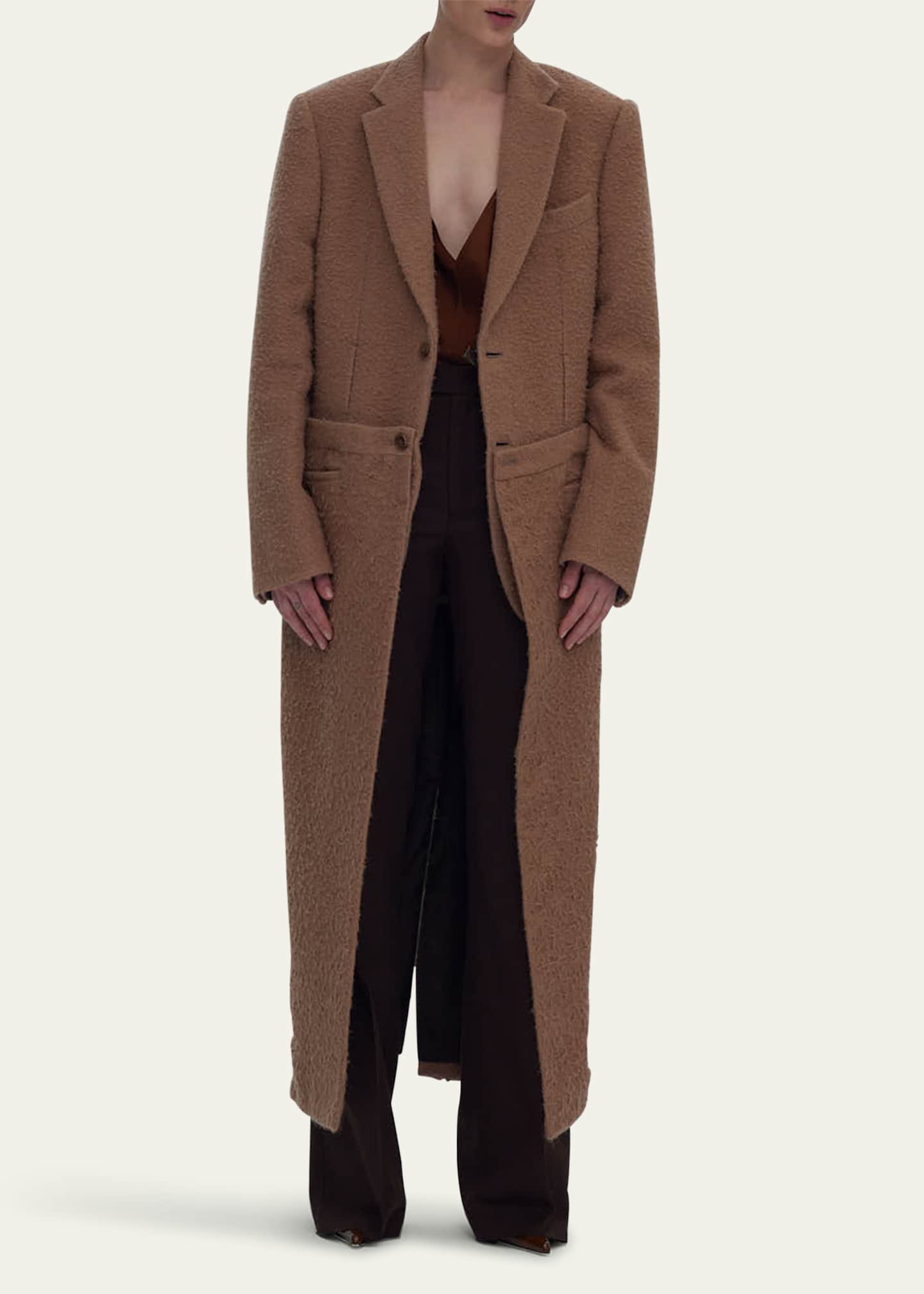 bettter Long Removable Wool Suit Coat Image 4 of 5