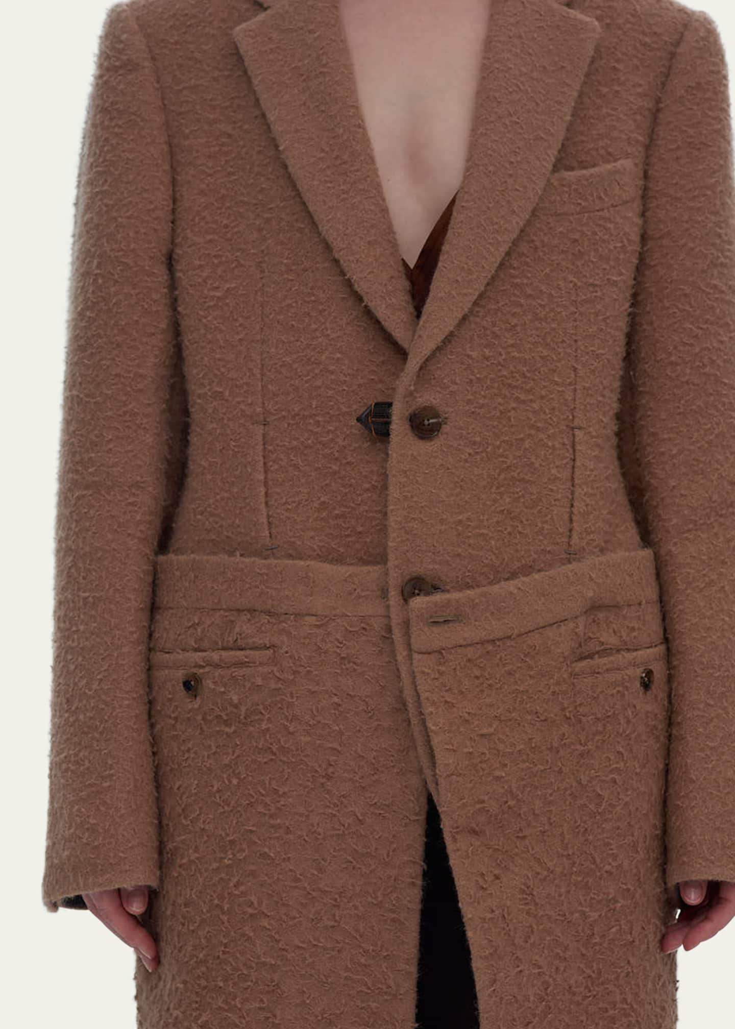 bettter Long Removable Wool Suit Coat Image 5 of 5