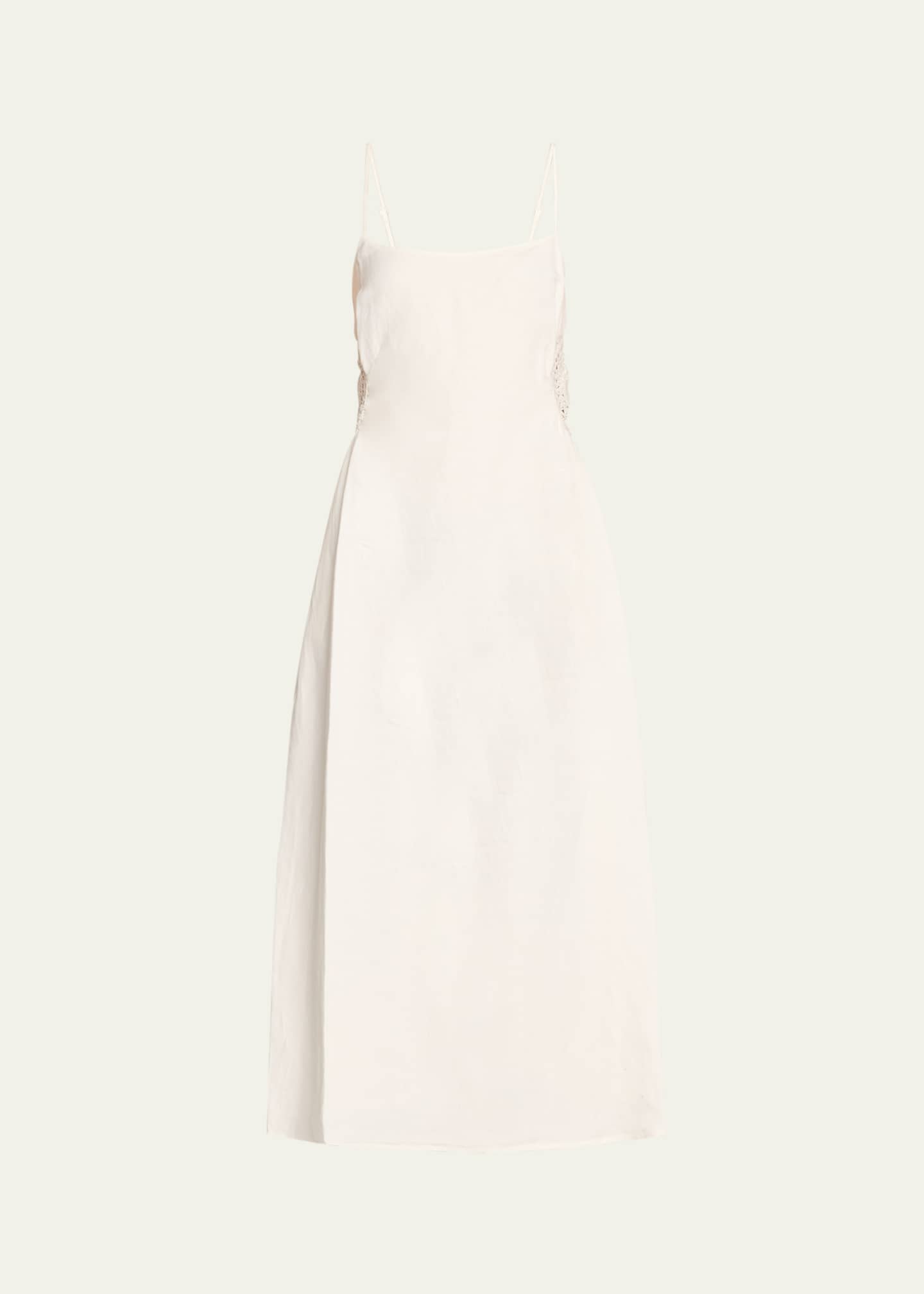 SIMKHAI Brant Spaghetti-Strap Midi Dress Image 1 of 5