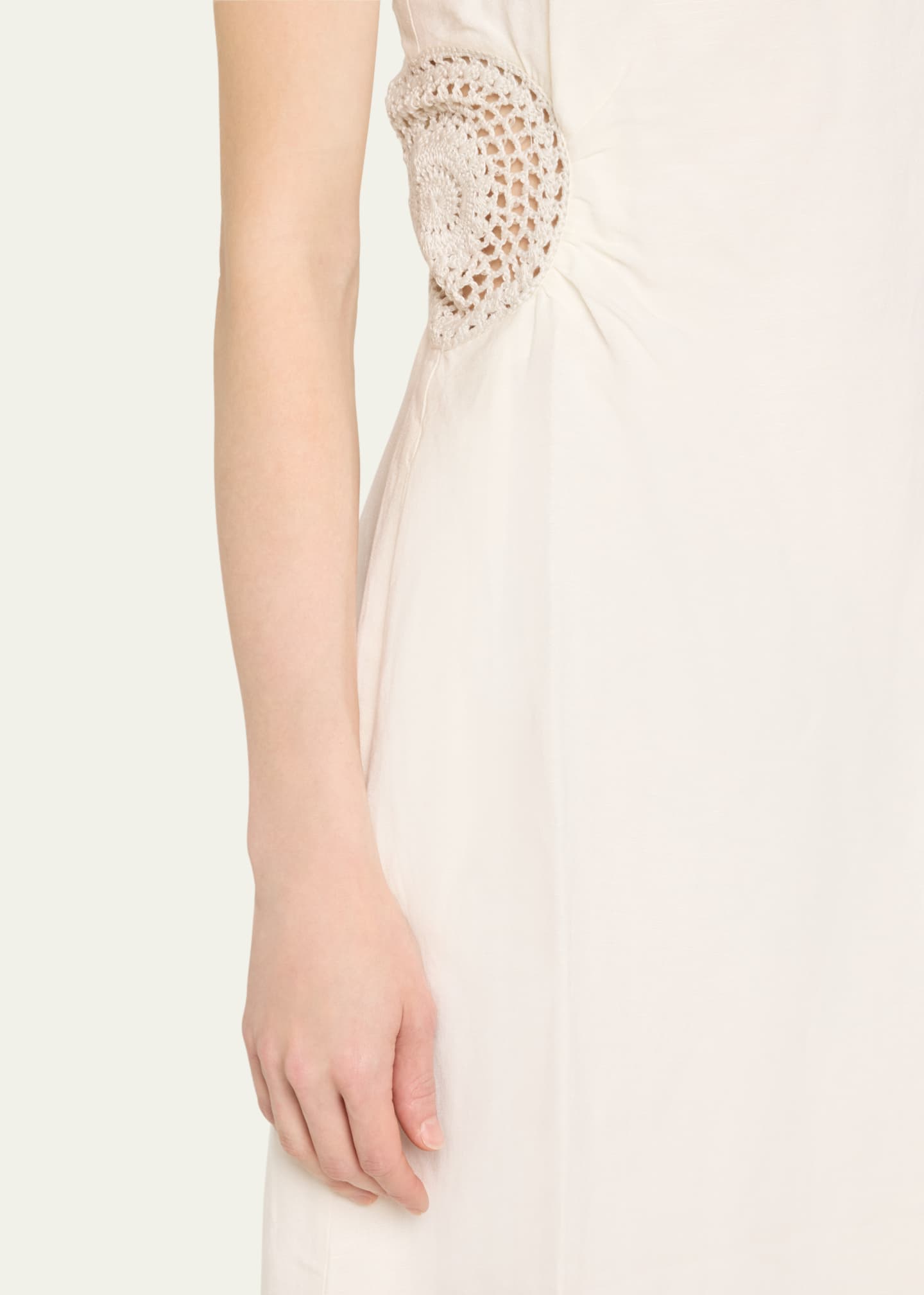 SIMKHAI Brant Spaghetti-Strap Midi Dress Image 5 of 5