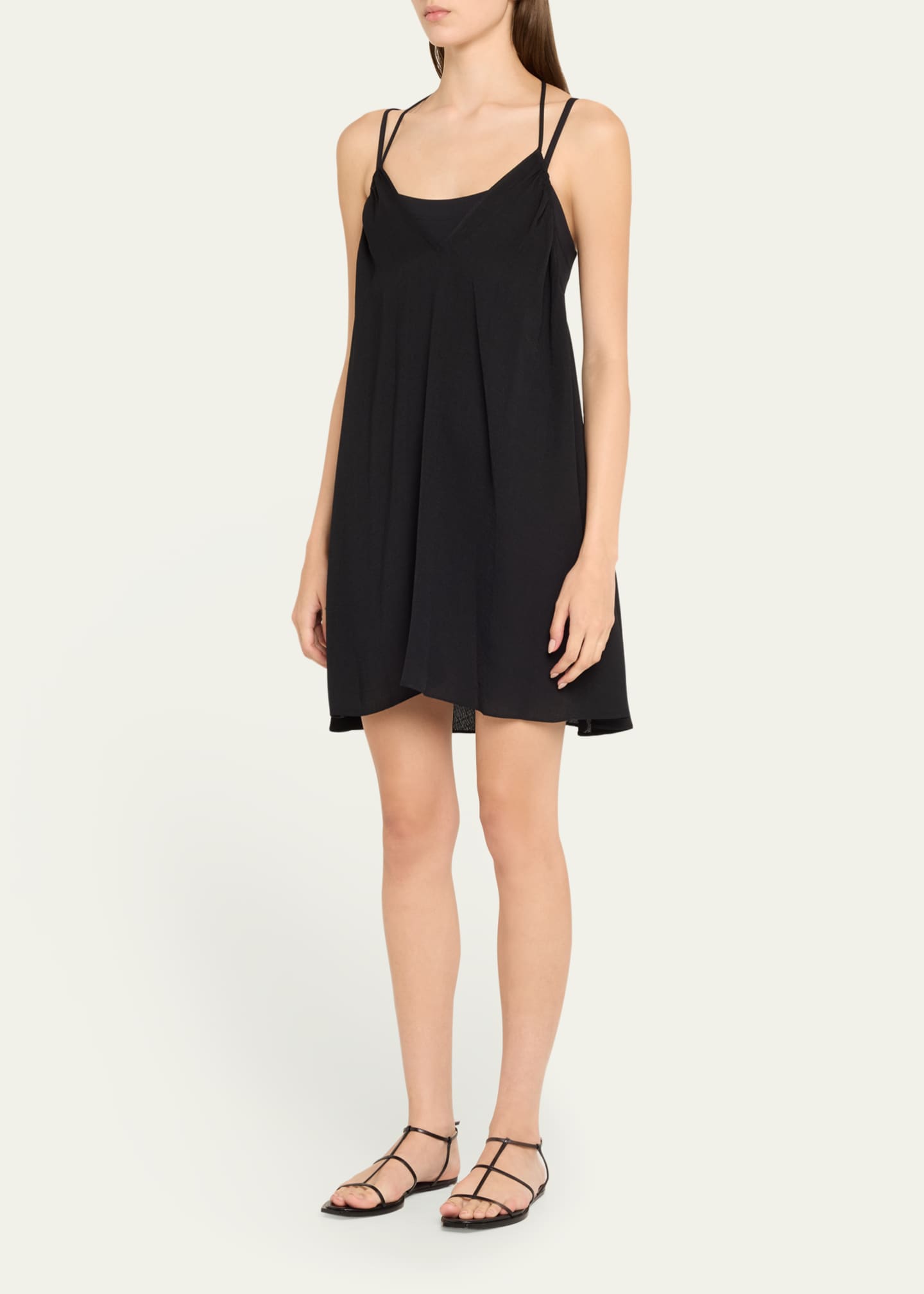 SIMKHAI Vicki V-Neck Mini Dress Image 4 of 5