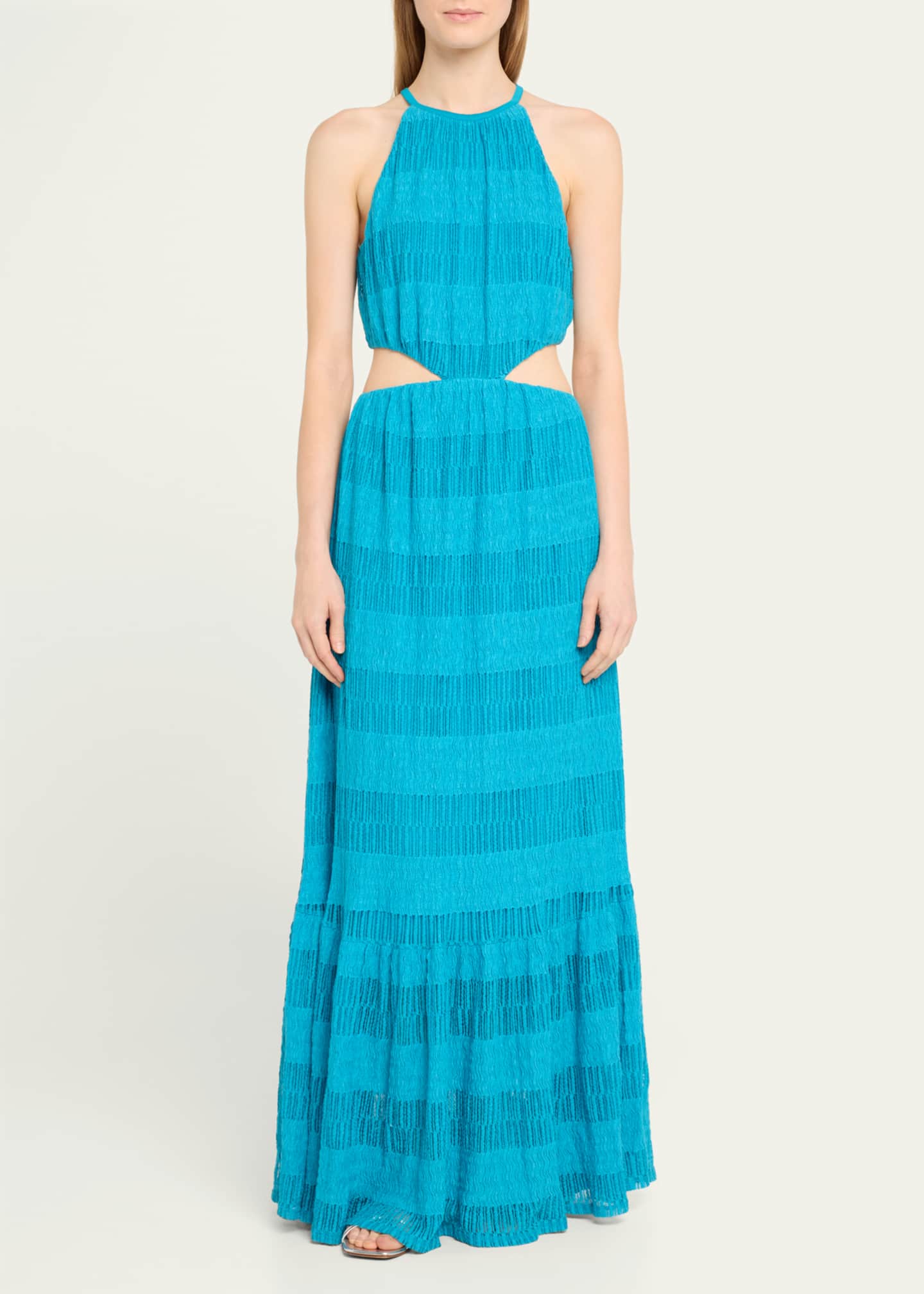 SIMKHAI Halter Cutout Maxi Dress Image 2 of 5