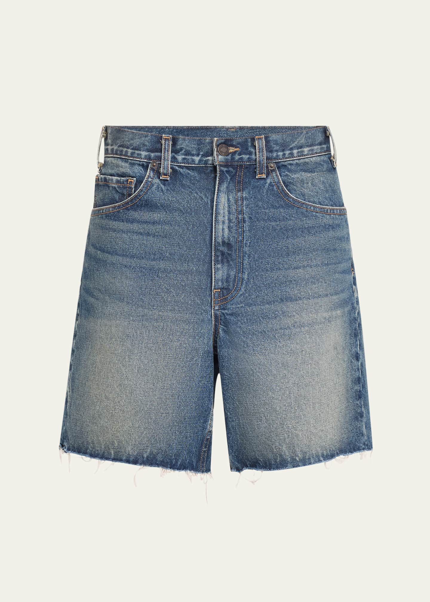 Nili Lotan Russel Denim Shorts Image 1 of 5