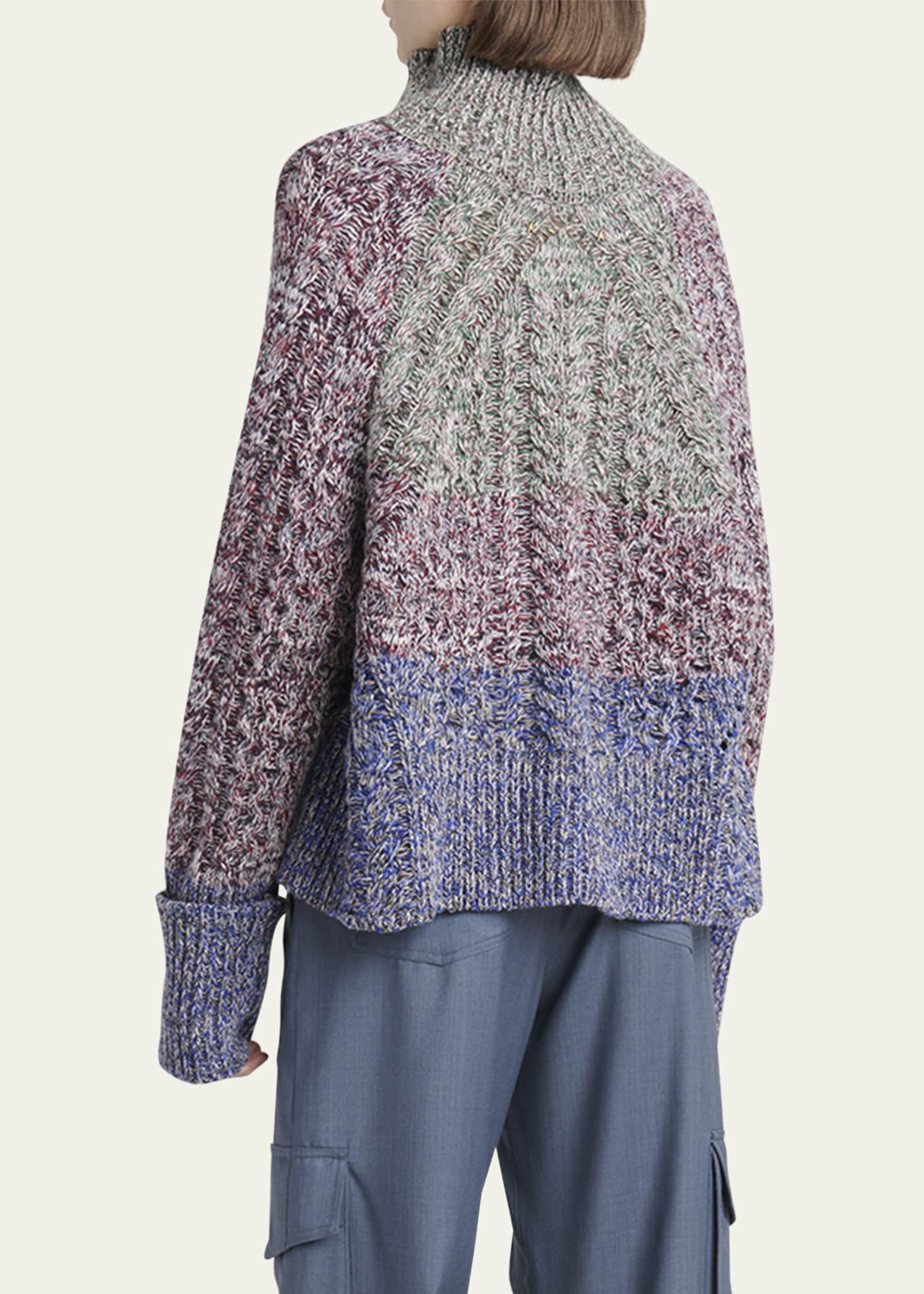 Golden Goose Journey Cable-Knit Turtleneck Sweater Image 3 of 5