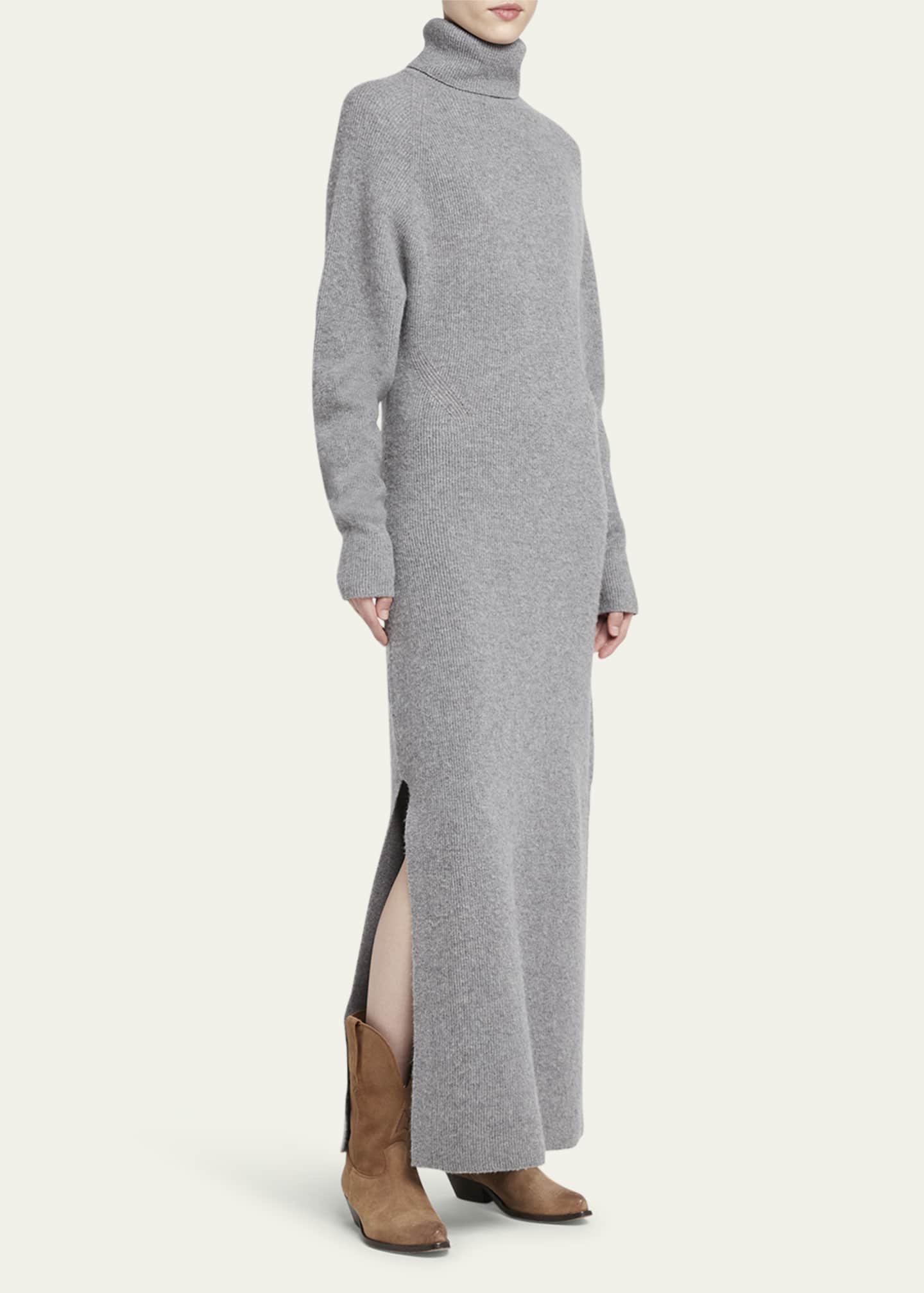 Golden Goose Journey Wool Turtleneck Maxi Dress Image 4 of 5