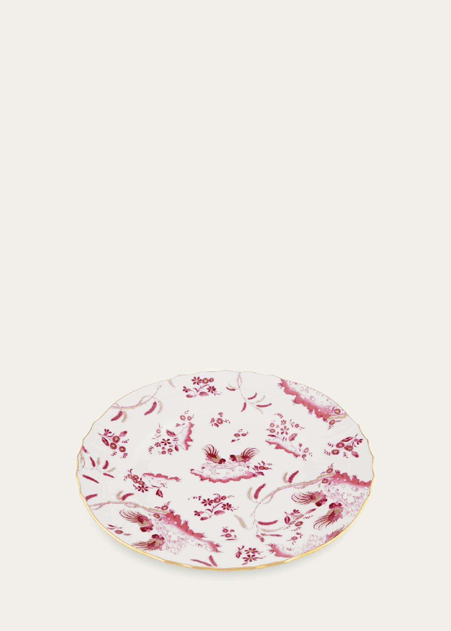 GINORI 1735 Oro di Doccia Magenta Dinner Plate Image 2 of 5