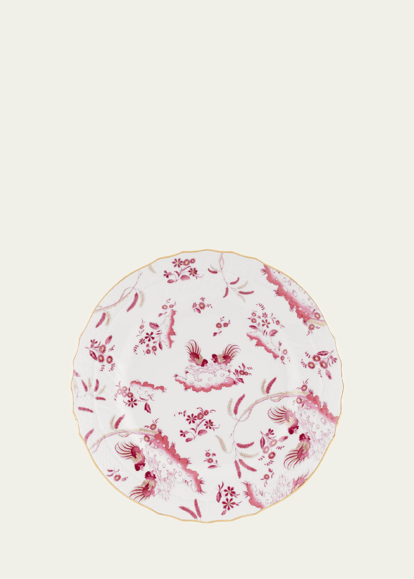 GINORI 1735 Oro di Doccia Magenta Dinner Plate Image 1 of 5