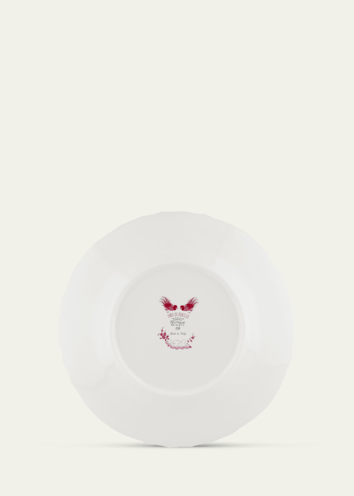 GINORI 1735 Oro di Doccia Magenta Dinner Plate Image 5 of 5
