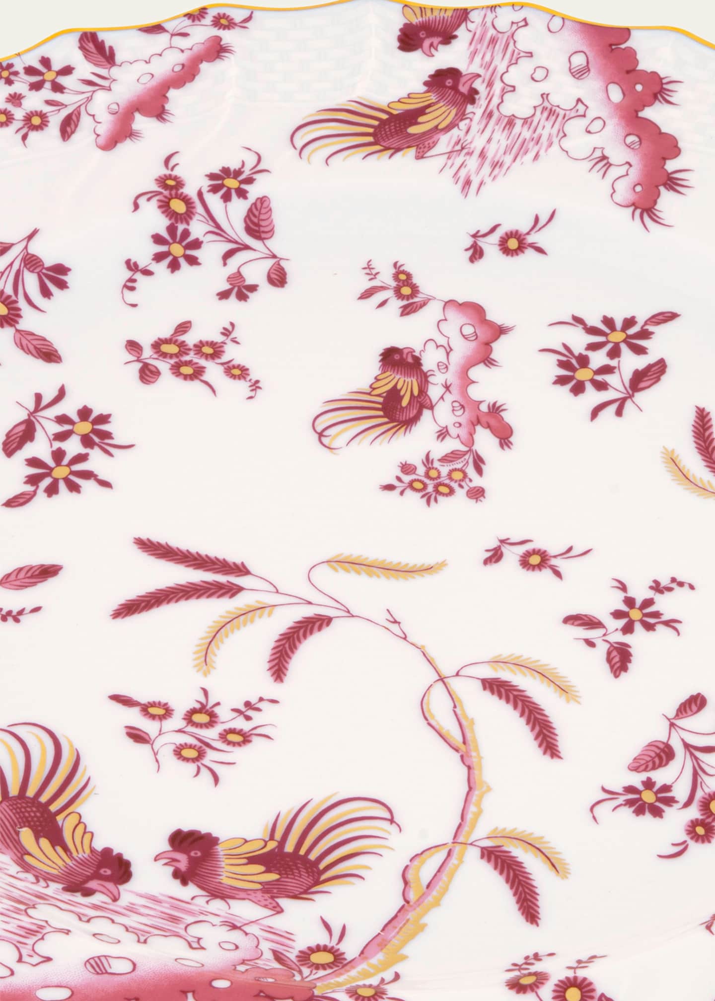 GINORI 1735 Oro di Doccia Magenta Charger Plate Image 3 of 5
