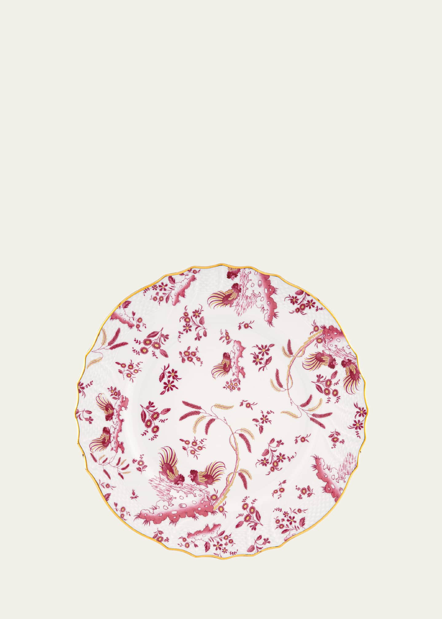 GINORI 1735 Oro di Doccia Magenta Charger Plate Image 1 of 5