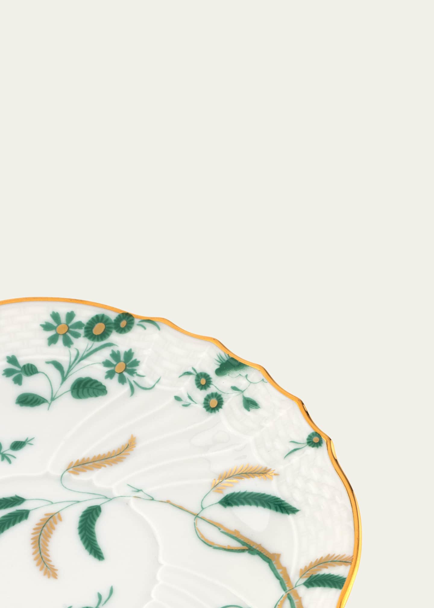 GINORI 1735 Oro di Doccia Tea Saucer, Giada Image 3 of 4