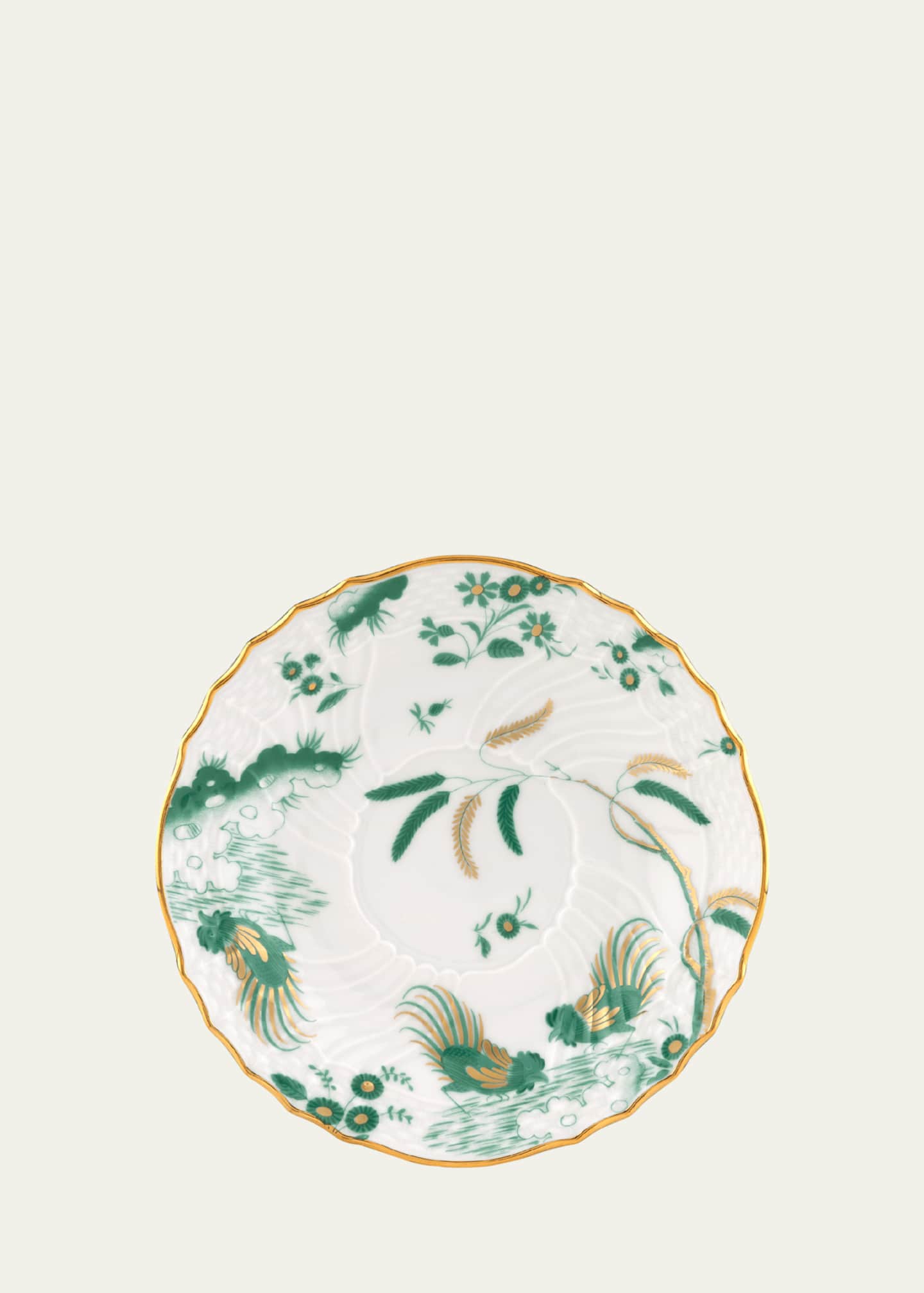 GINORI 1735 Oro di Doccia Tea Saucer, Giada Image 1 of 4
