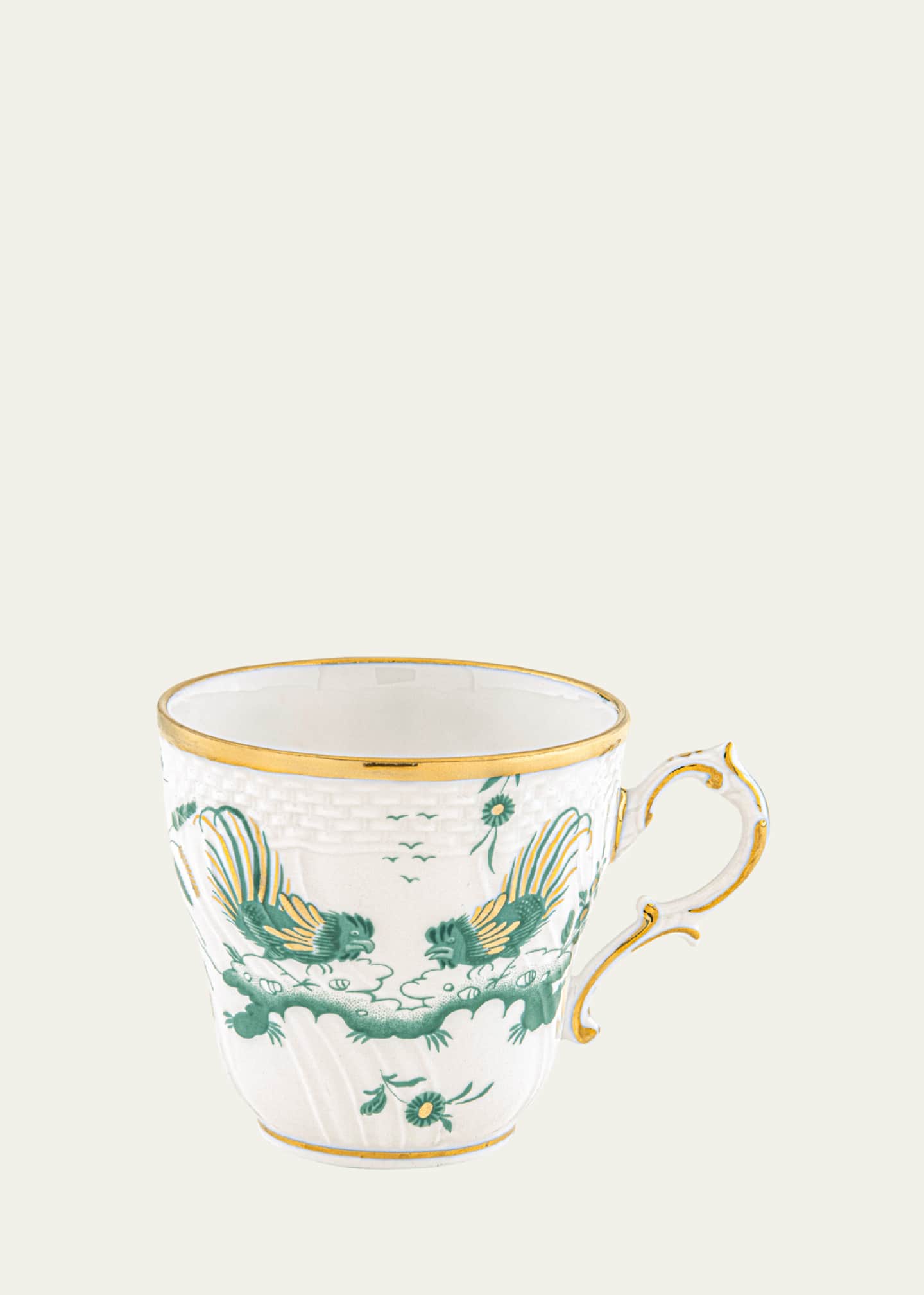 GINORI 1735 Oro di Doccia Coffee Cup, Giada Image 1 of 2