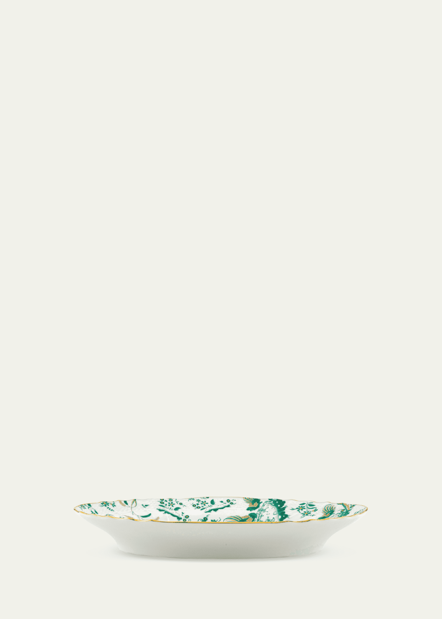 GINORI 1735 Oro di Doccia Large Oval Platter, Giada Image 4 of 4