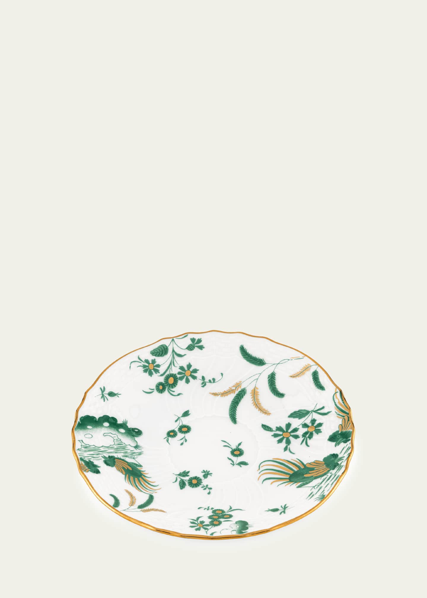 GINORI 1735 Oro di Doccia Coffee Saucer, Giada Image 2 of 4