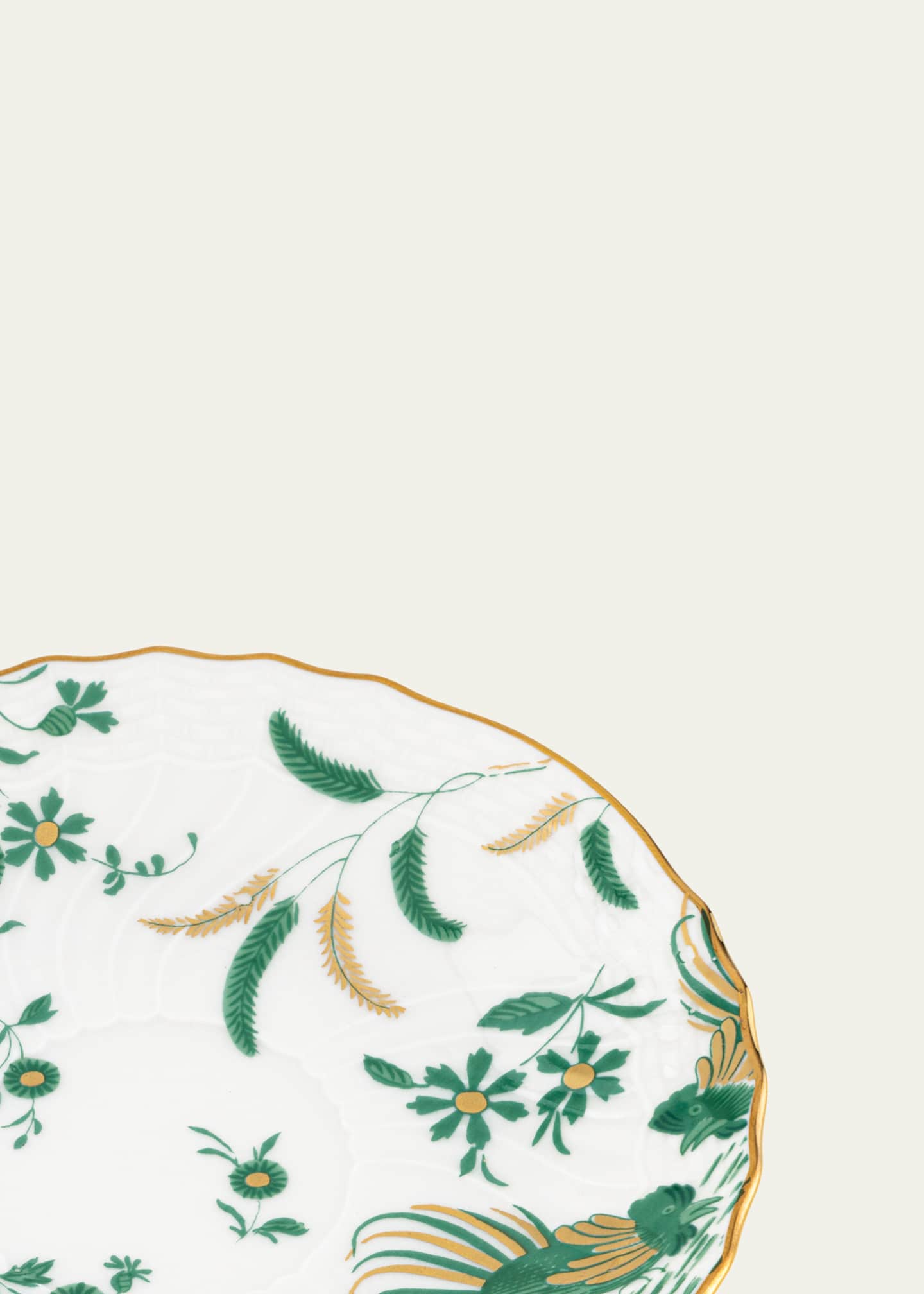 GINORI 1735 Oro di Doccia Coffee Saucer, Giada Image 3 of 4