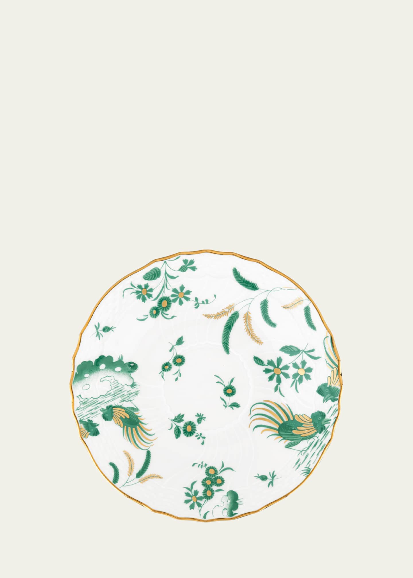 GINORI 1735 Oro di Doccia Coffee Saucer, Giada Image 1 of 4