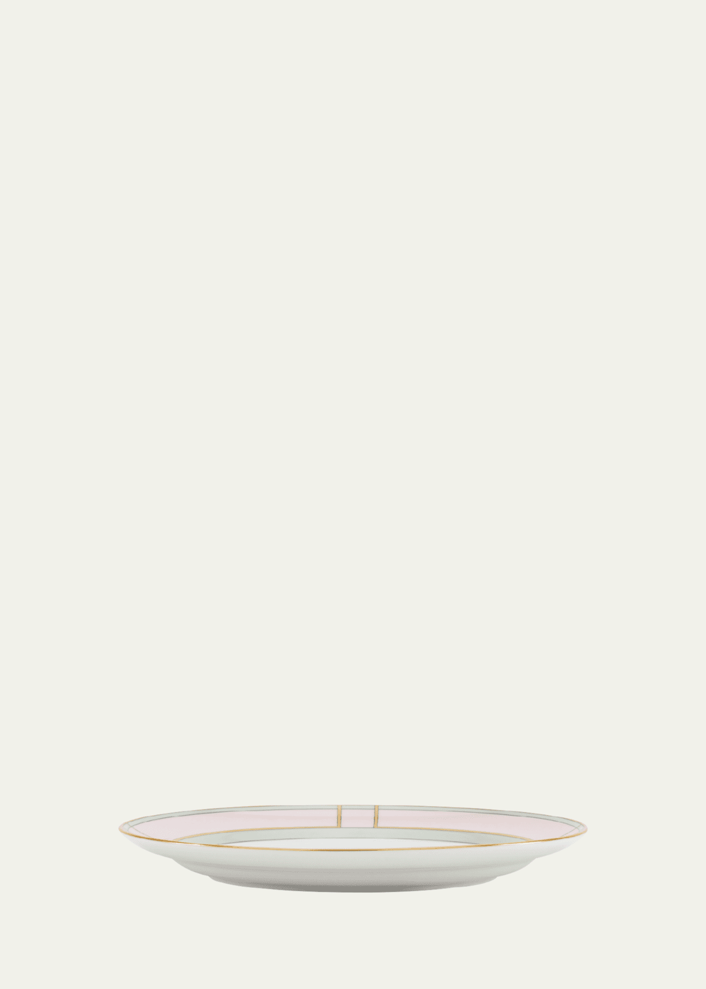 GINORI 1735 Diva Colonna Flat Plate, Rosa Image 3 of 3
