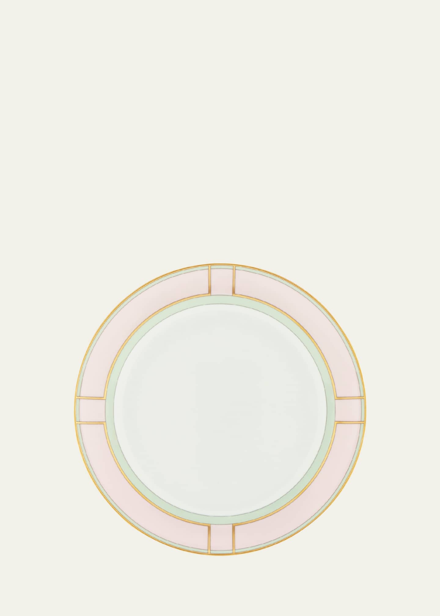 GINORI 1735 Diva Colonna Flat Plate, Rosa Image 1 of 3