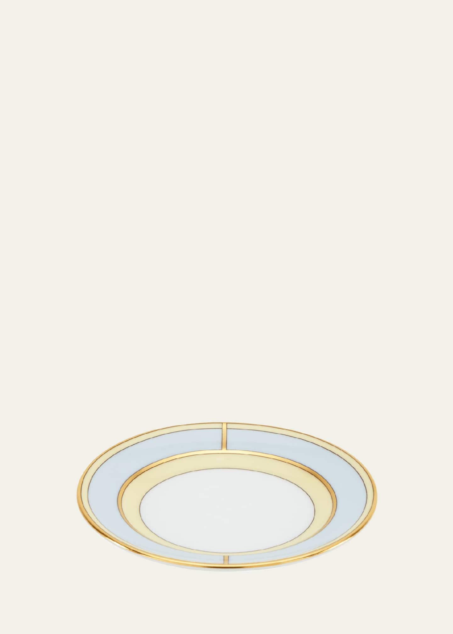 GINORI 1735 Diva Colonna Coffee Saucer, Celeste Image 2 of 3