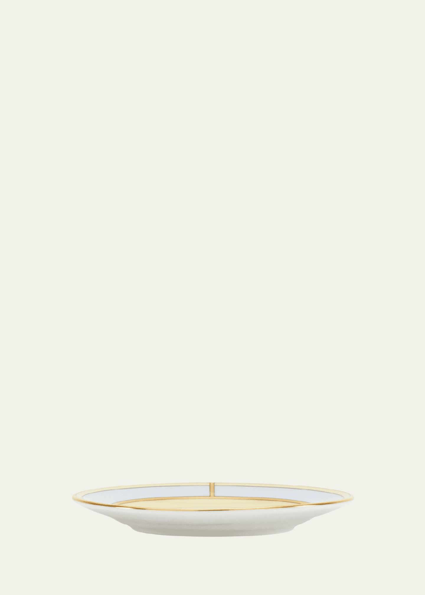 GINORI 1735 Diva Colonna Coffee Saucer, Celeste Image 3 of 3