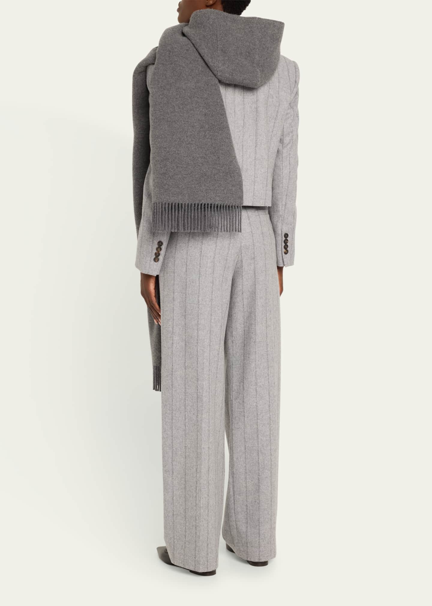 Brunello Cucinelli Houndstooth Cashmere Scarf