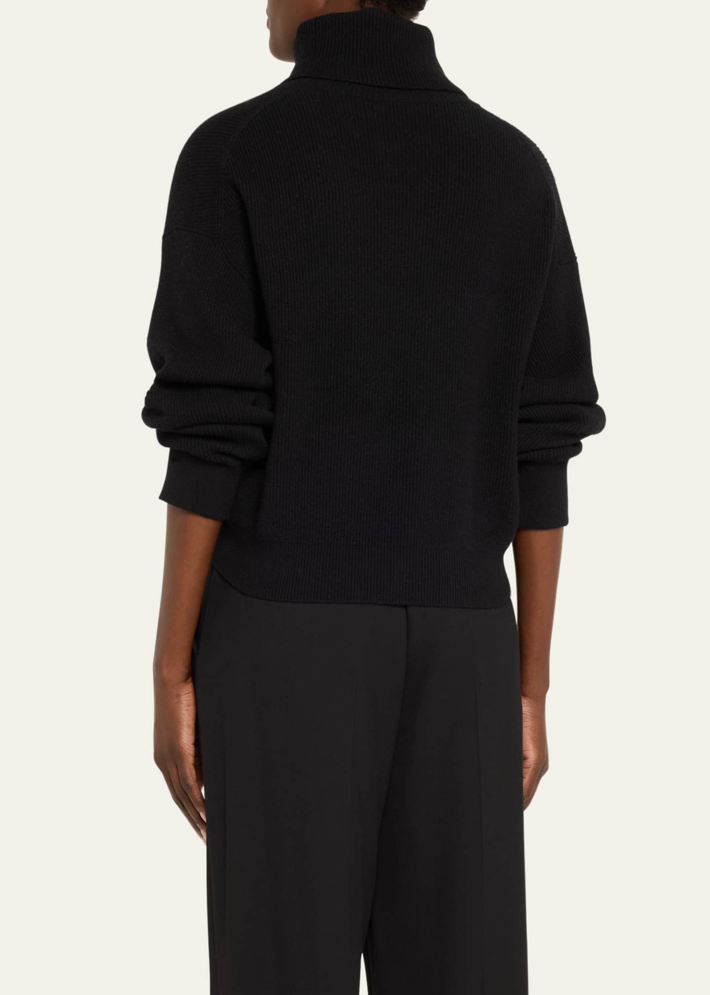 Brunello Cucinelli Cashmere Ribbed Turtleneck Image 3 of 5