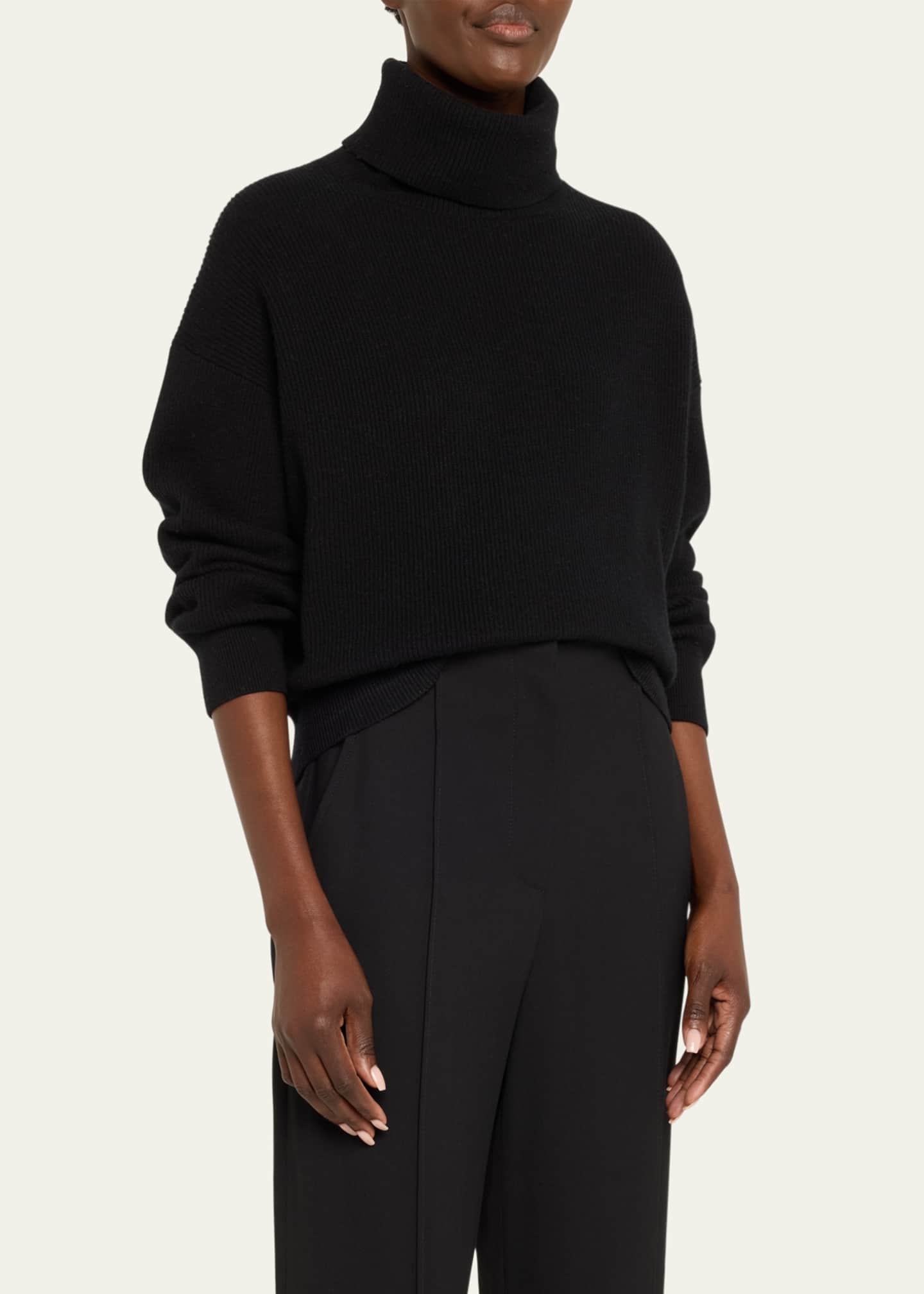 Brunello Cucinelli Cashmere Ribbed Turtleneck Image 4 of 5