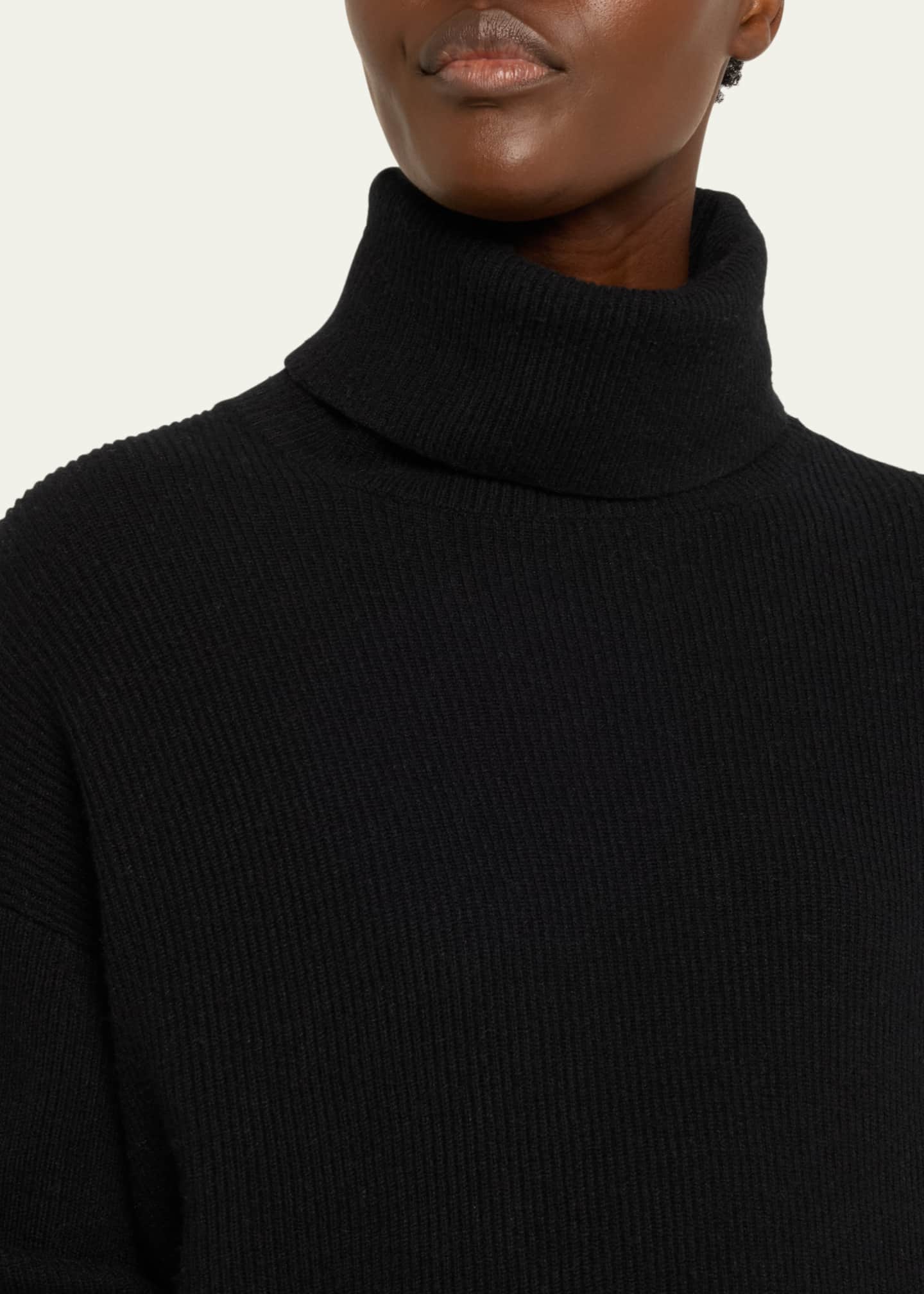 Brunello Cucinelli Cashmere Ribbed Turtleneck Image 5 of 5
