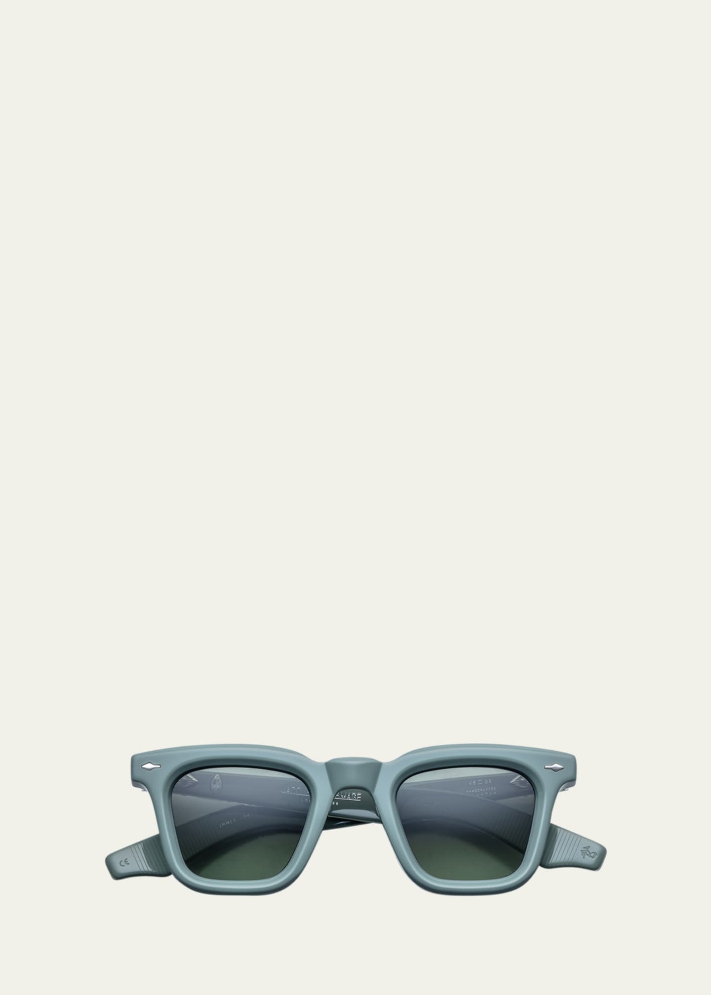 Jacques Marie Mage Men's Leclair Acetate Square Sunglasses