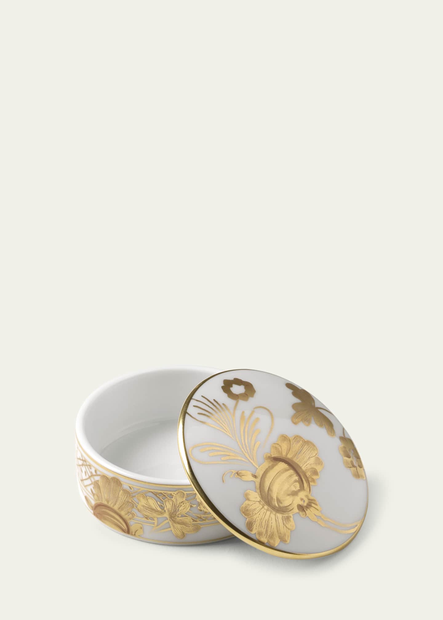 GINORI 1735 Aurum Fragrance Box With Lid Image 2 of 2