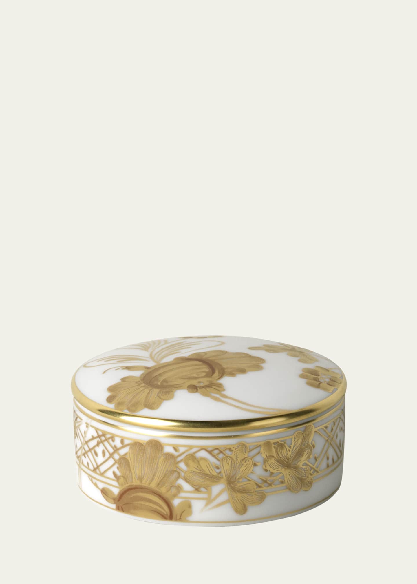 GINORI 1735 Aurum Fragrance Box With Lid Image 1 of 2