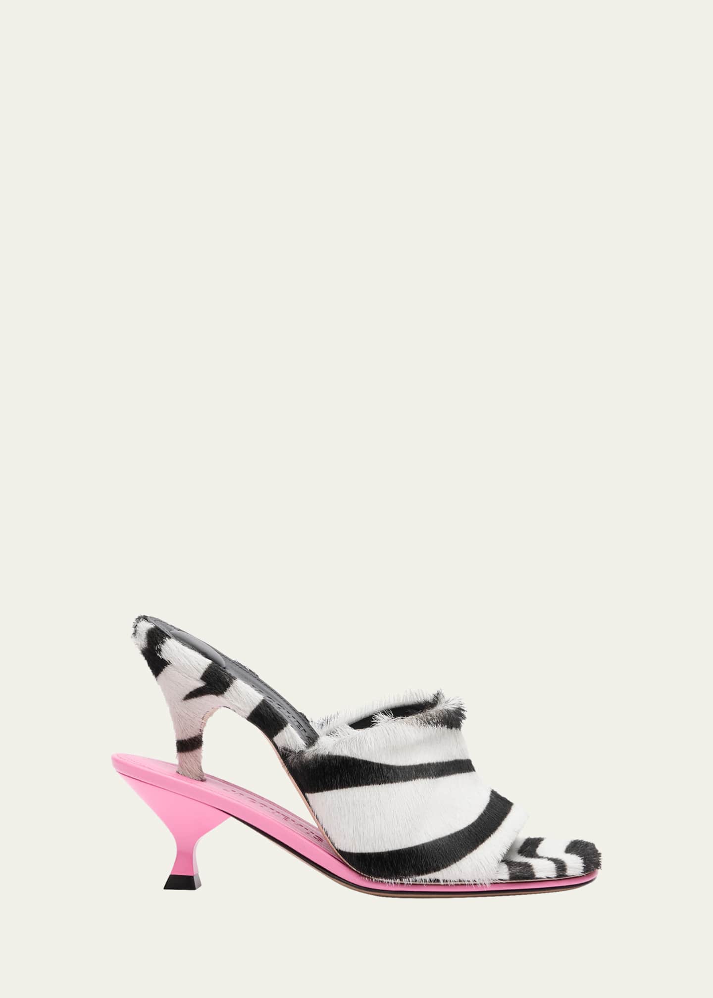 Zebra print sandals heels deals