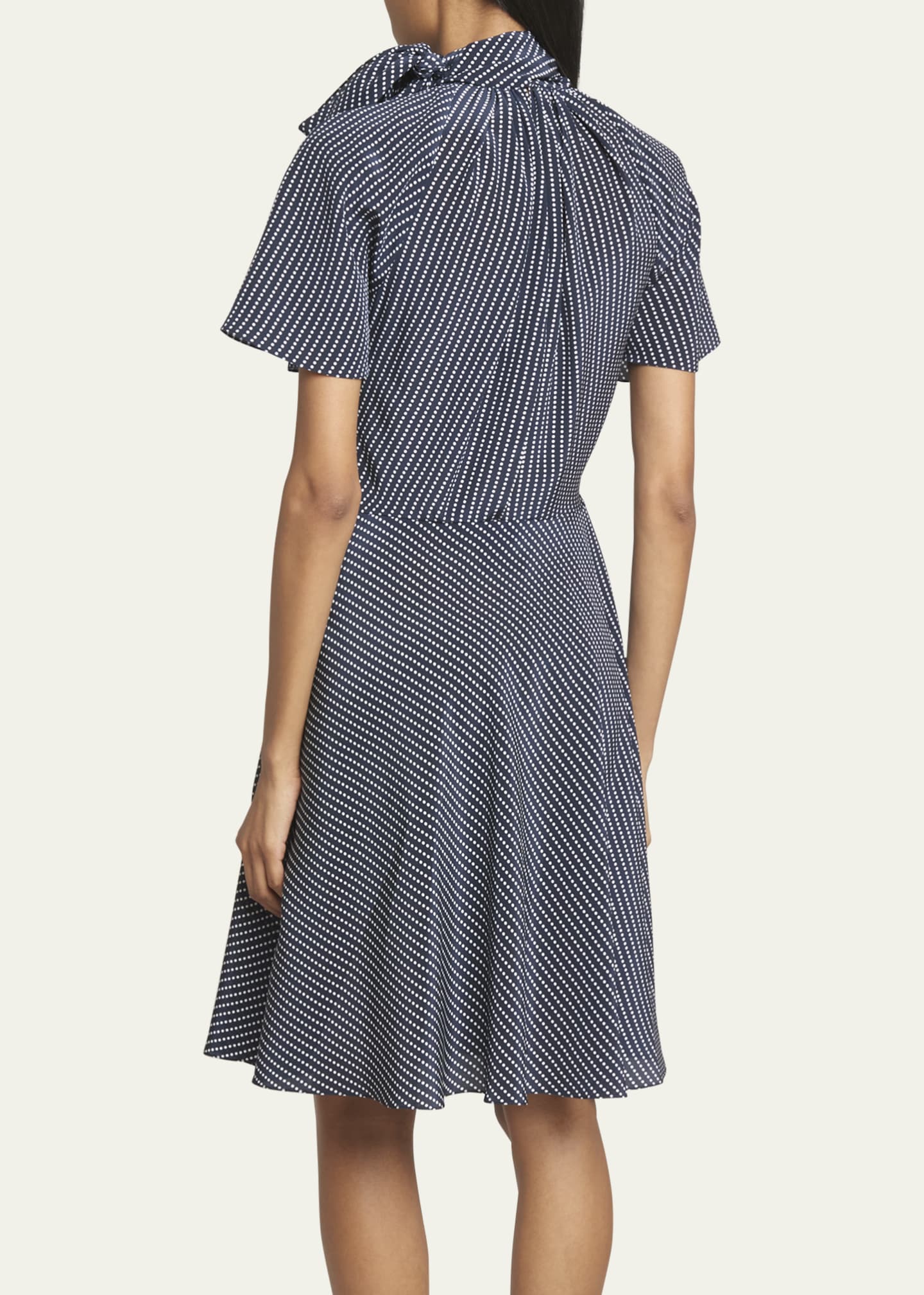 【関税&送料込】Givenchy Mini Dress With Tulle Pattern GIVENCHY Tulle-trimmed crepe mini dress | NET-A-PORTER