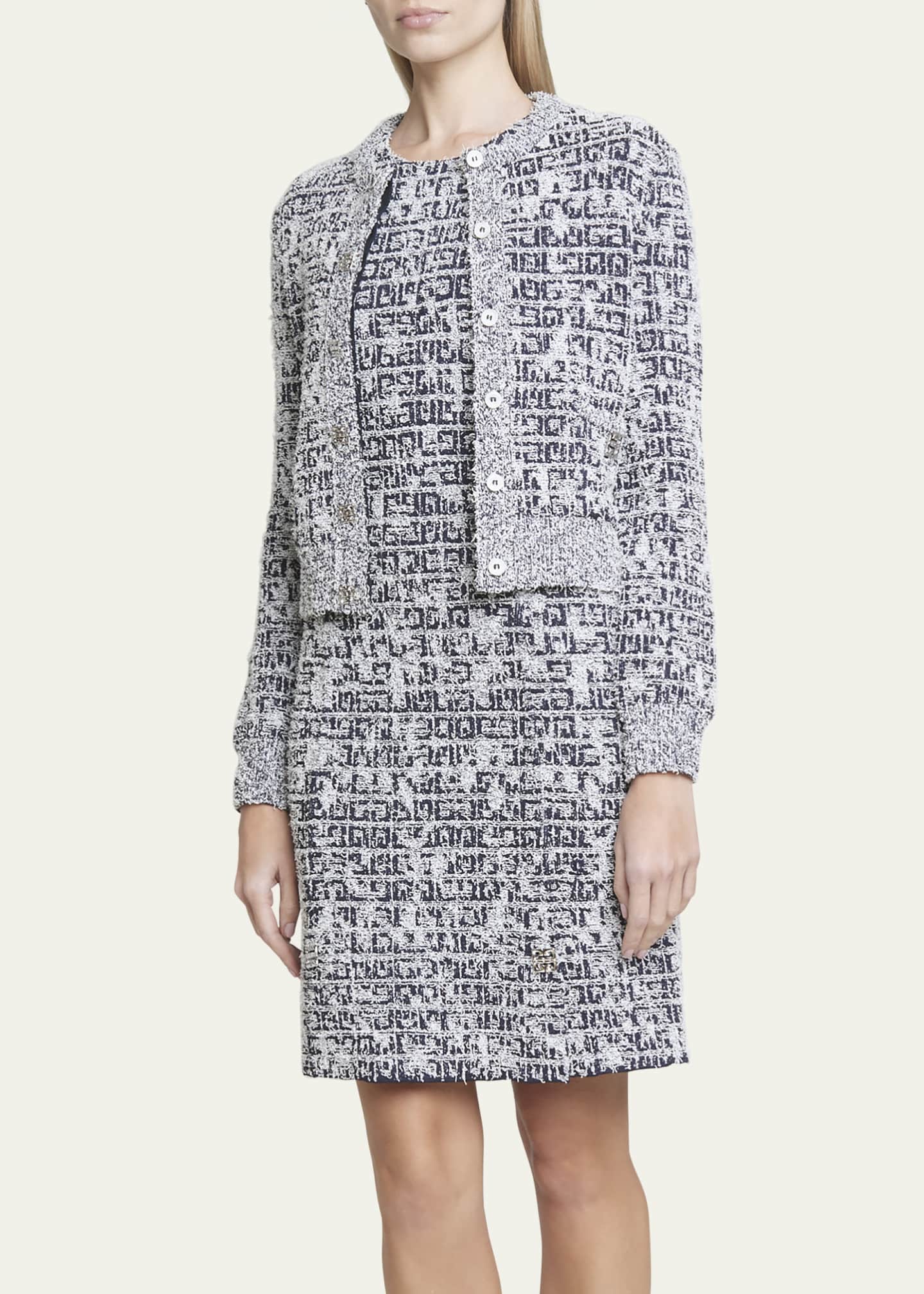 Givenchy Givenchy Black tweed and lurex jacket main image 0