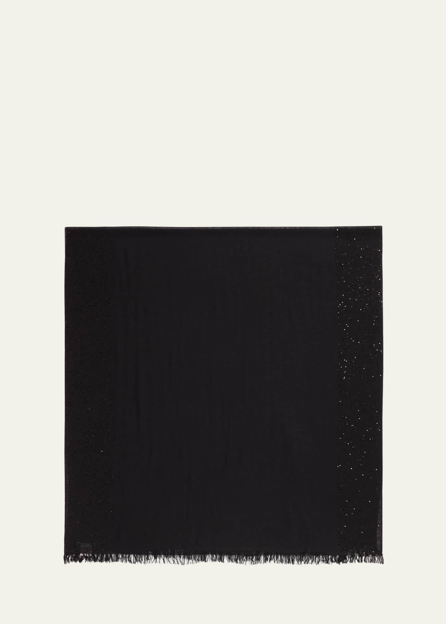 Faliero Sarti New Dalia Sequined Wool-Blend Scarf Image 1 of 4