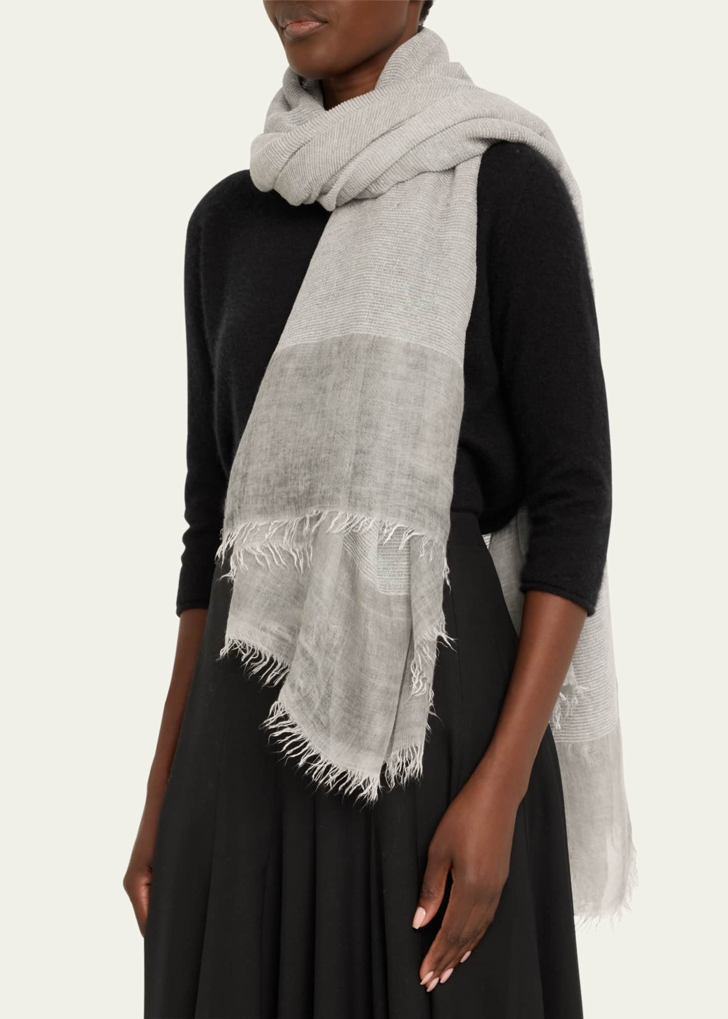 Faliero Sarti Florinada Limited Edition Modal-Blend Shawl Image 3 of 4