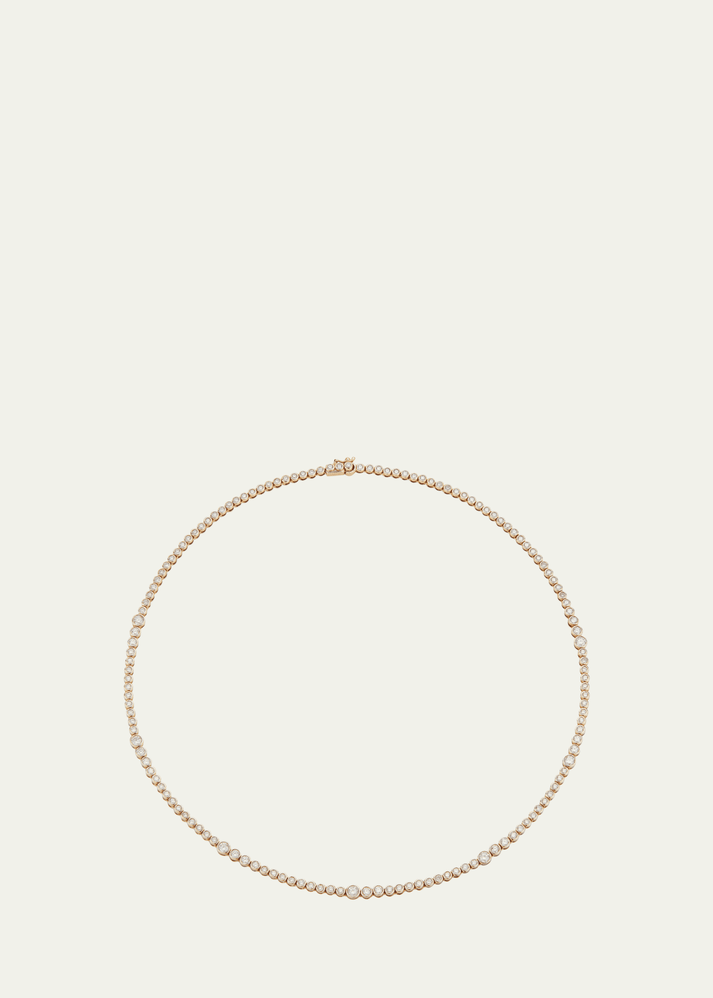 ONDYN Rainsun Tennis Necklace with Diamonds, 16"L